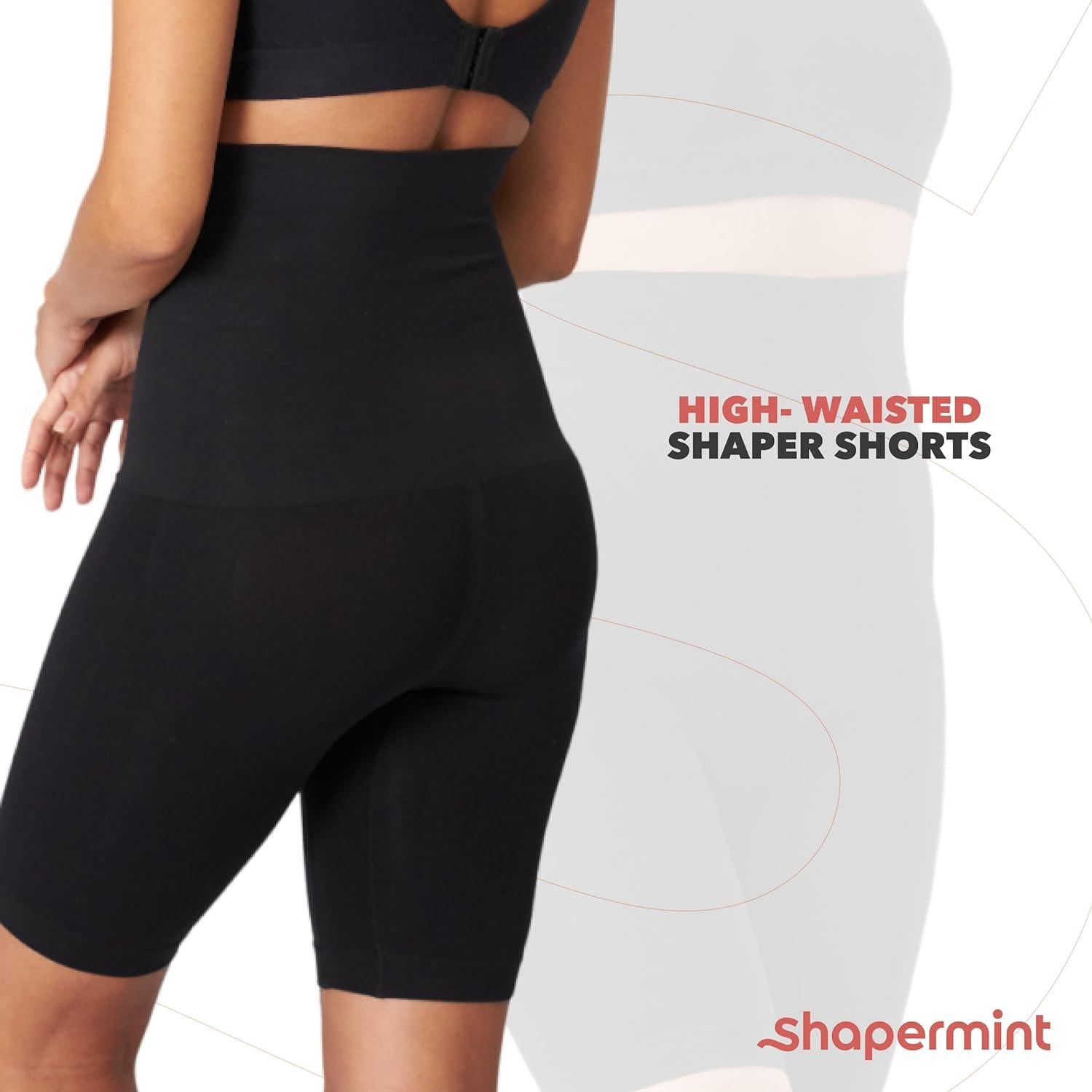 Faja Moldeadora SHAPERMINT para Mujeres - Control Abdomen Negro