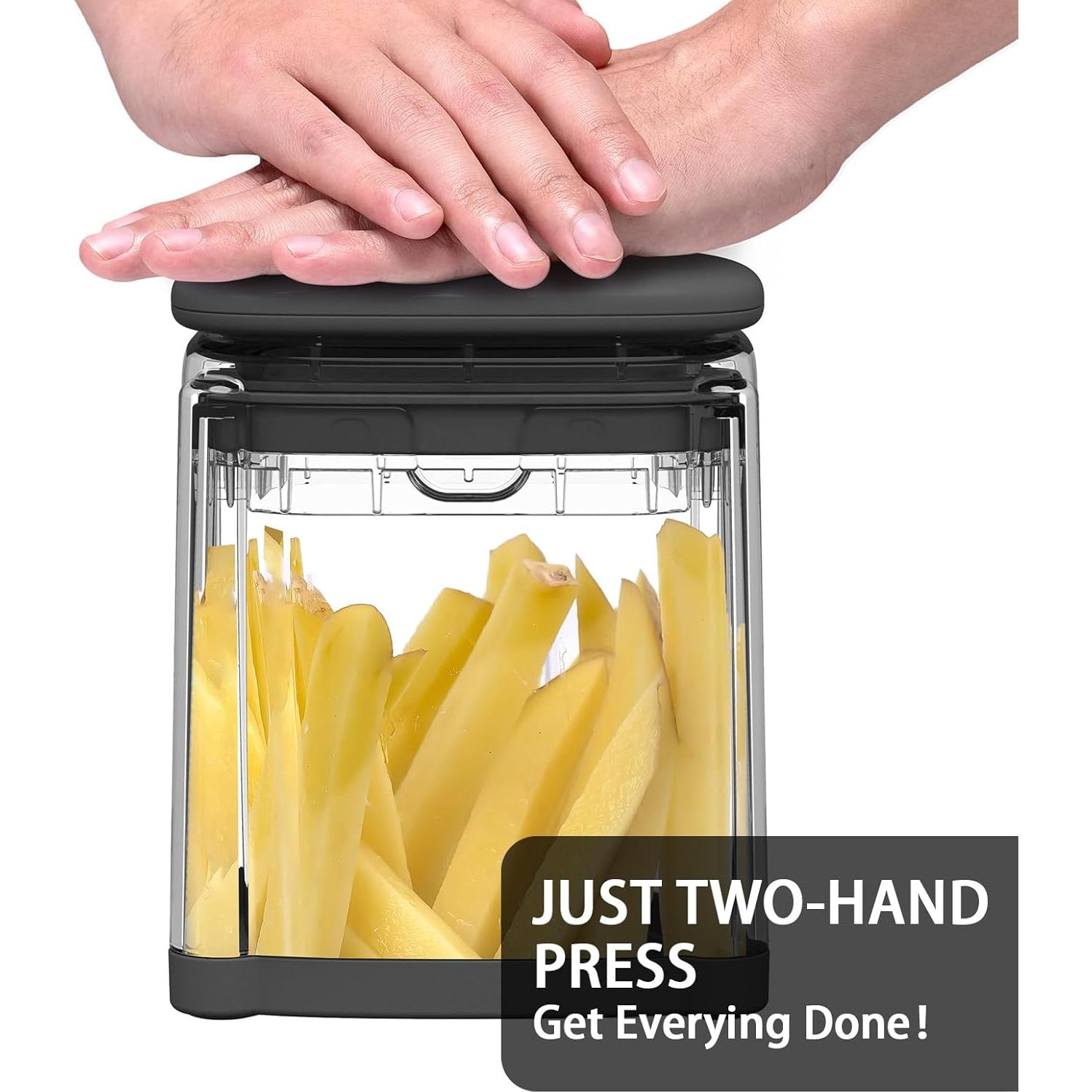 Cortador de Papas Fritas Solucky 3/8" Manual para Verduras