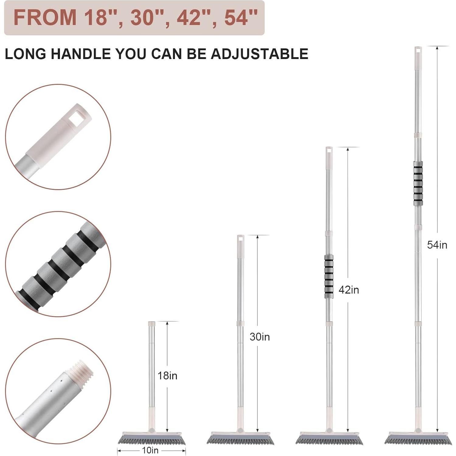 Cepillo para Juntas UIMO con Mango Largo y Raspador