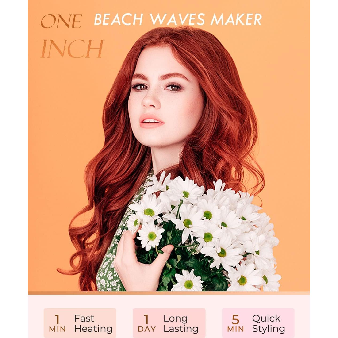 Plancha de Rizar WEEYUM 1 Pulgada Cerámica Doble Voltaje