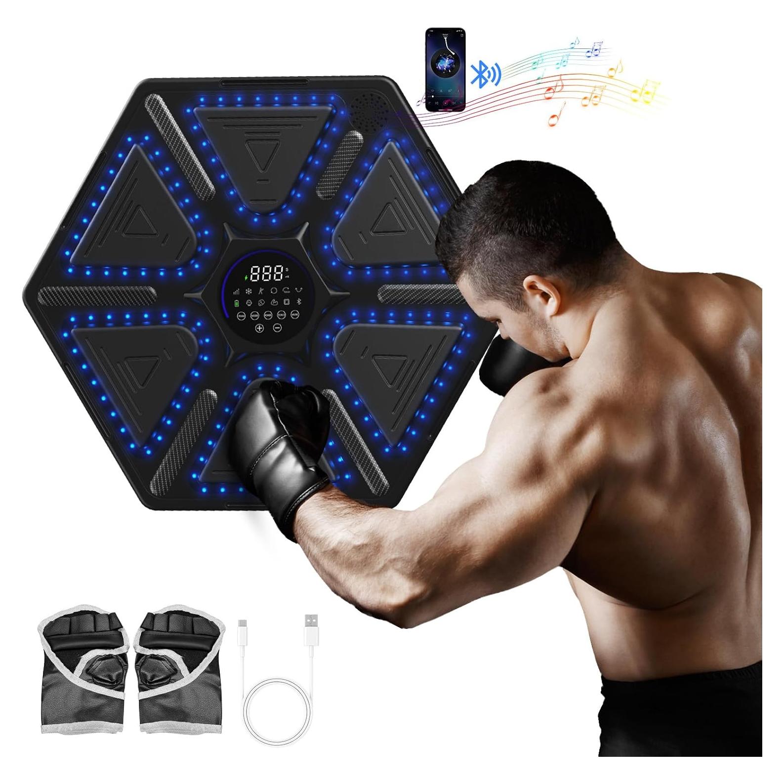 Máquina de Boxeo Musical FOOING QJ-03 con Sensor y Guantes