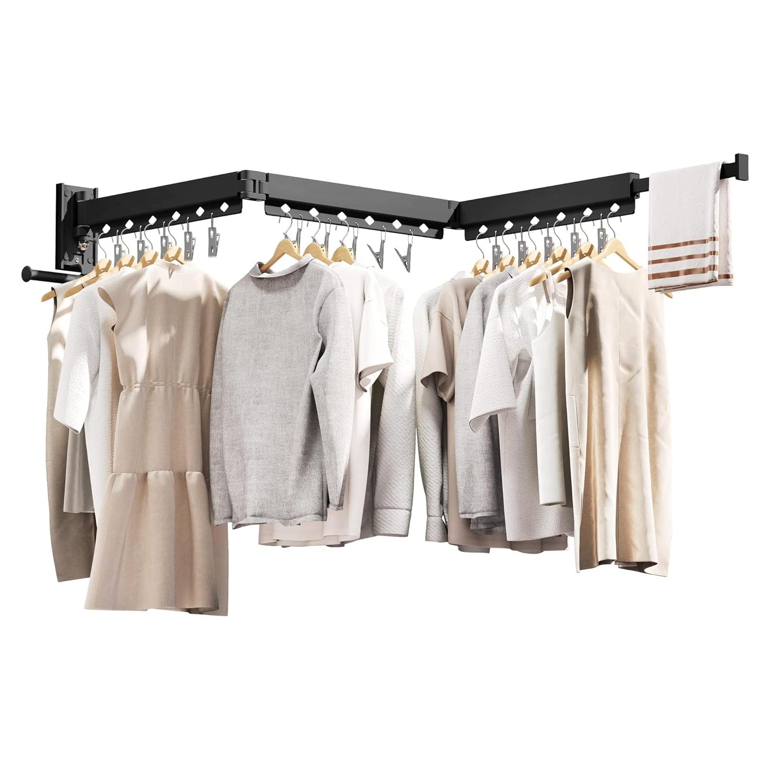 Estante de Secado de Ropa Plegable LIENAHU - 100 kg, Aluminio