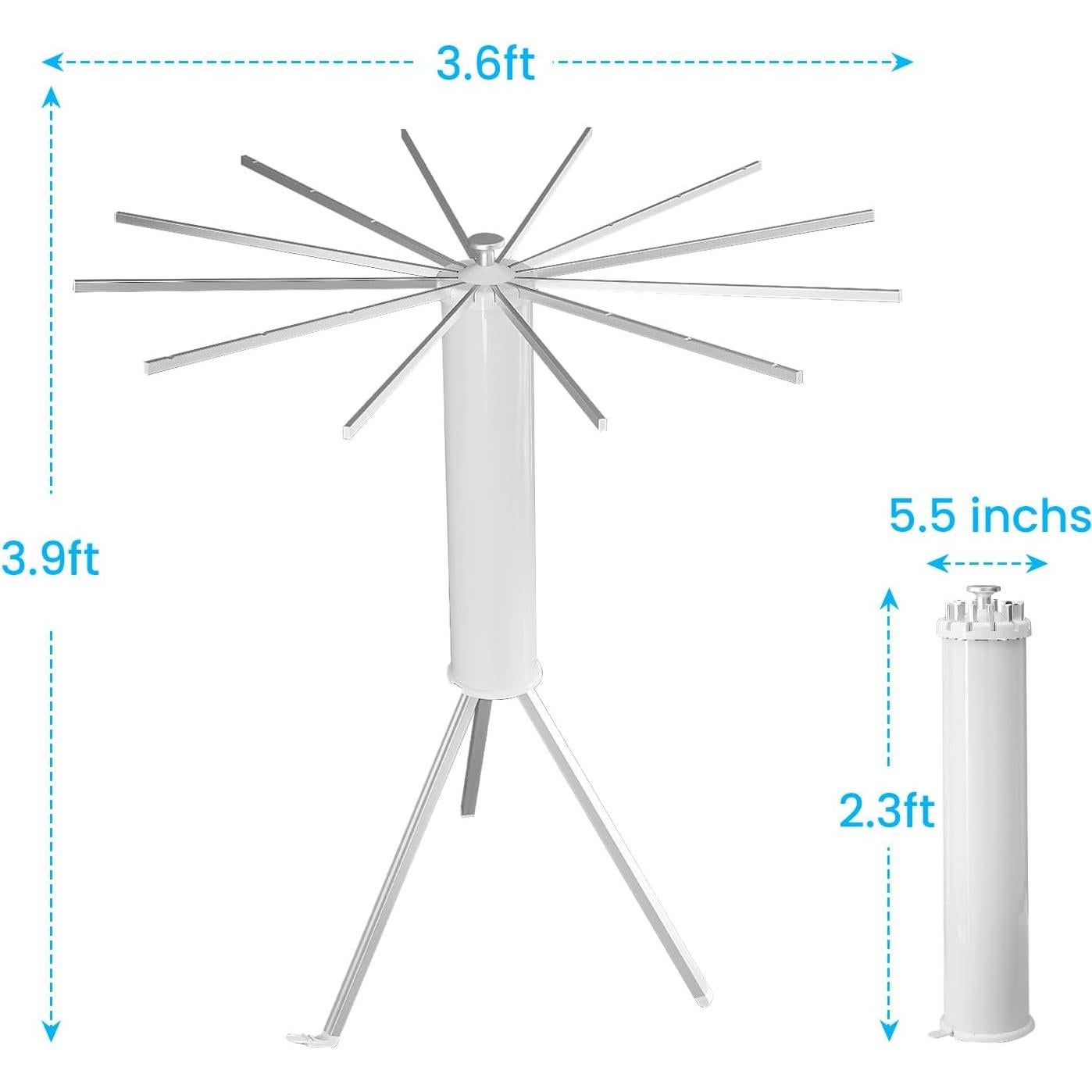 Soporte de Secado de Ropa JOOM Plegable Aluminio 3.49 kg