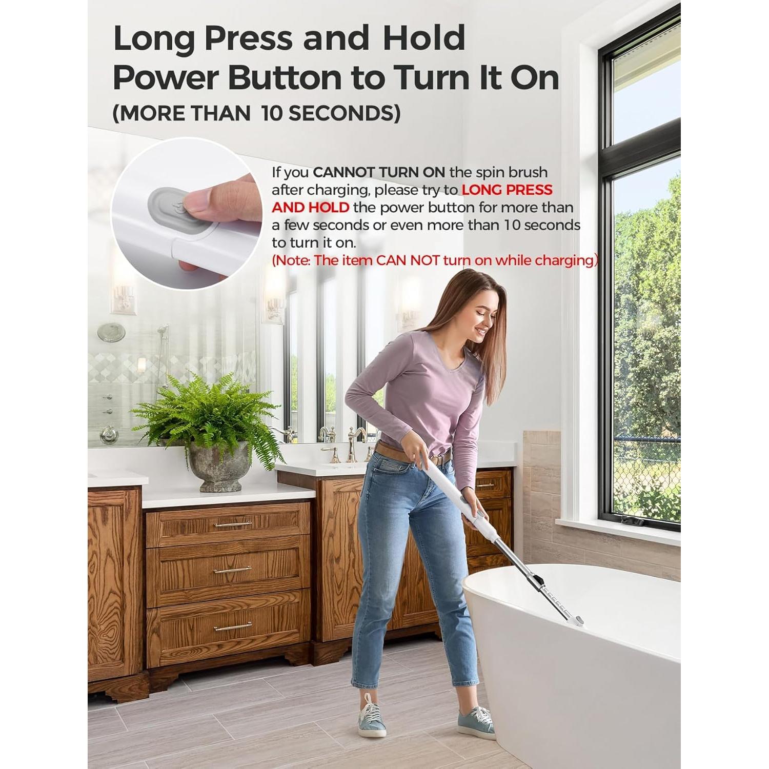 Cepillo Eléctrico Giratorio kHelfer KH8 con 8 Cabezas