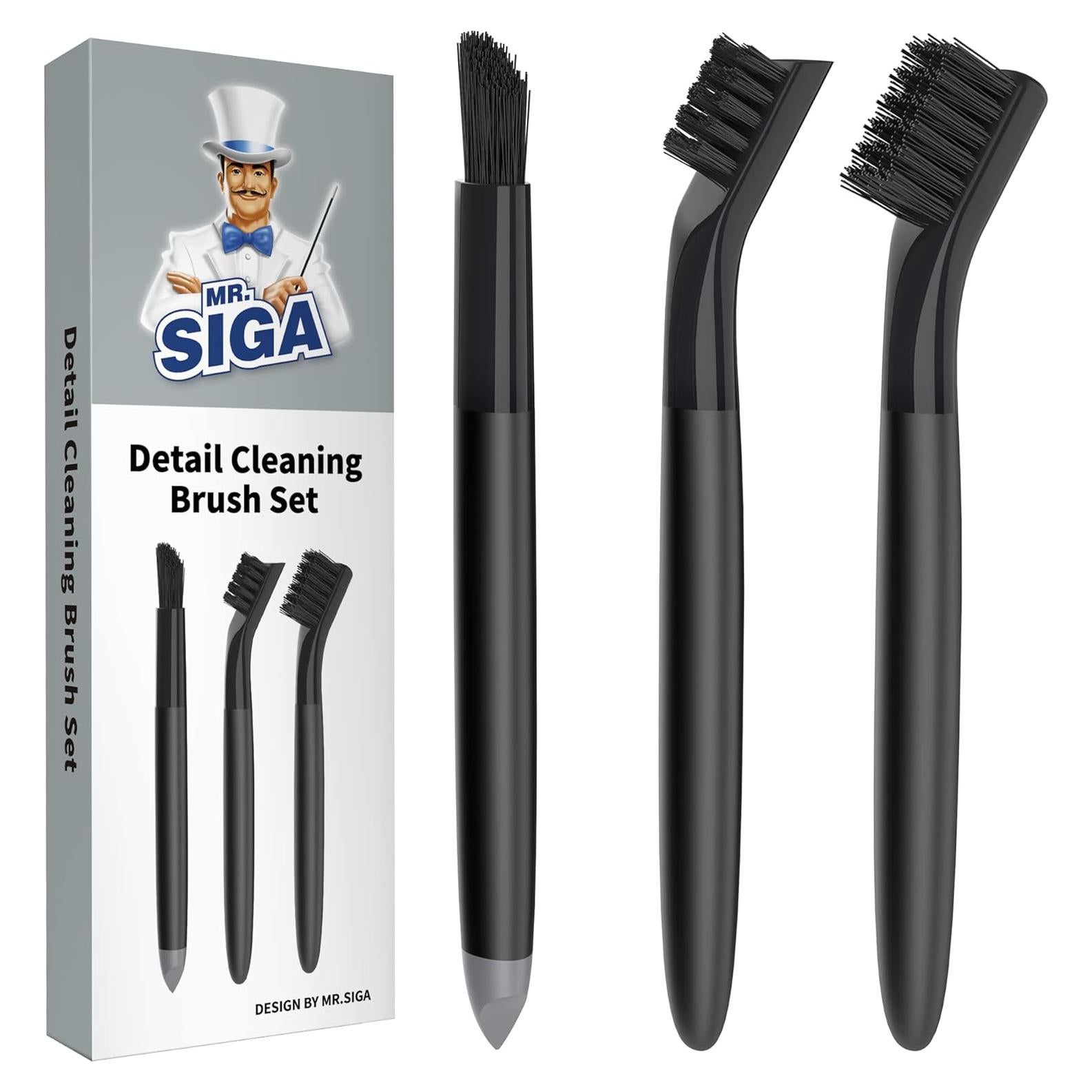 Juego de Cepillos de Limpieza MR.SIGA para Juntas y Rincones