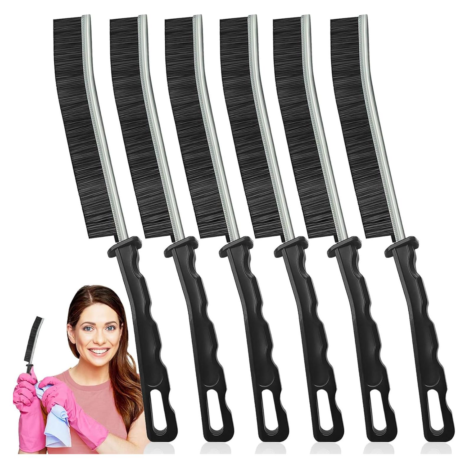 Cepillo de Limpieza de Ranuras MyVaky - 6 Unidades, Mango Largo