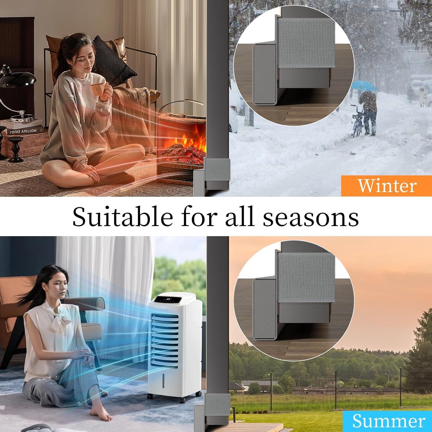 Tapón Aislante para Puerta JUJIBL 81.28 cm Gris - Bloqueo Luz y Ruido