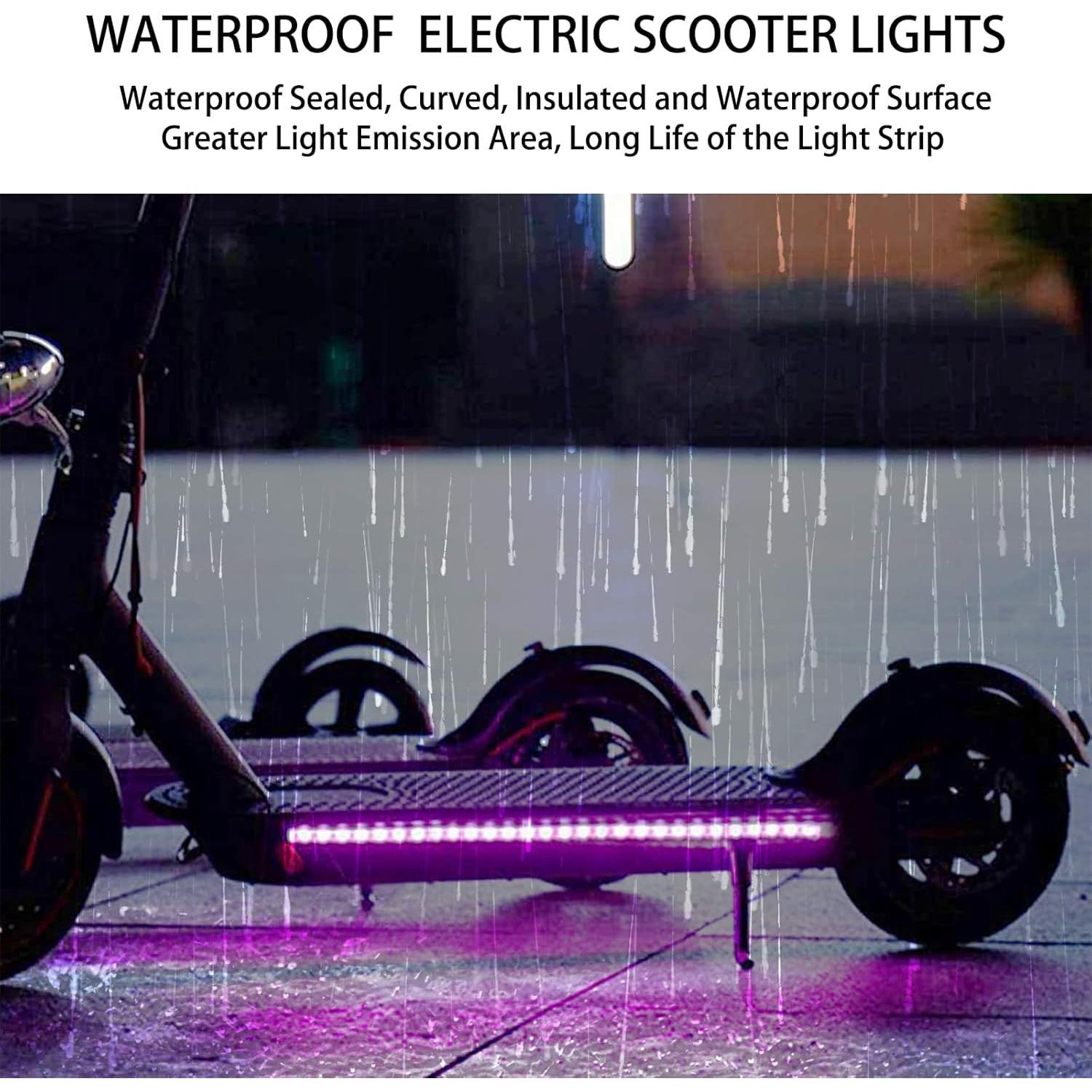 Luces LED Coloridas para Scooter FOVNOT - 2 Pcs, 50 cm