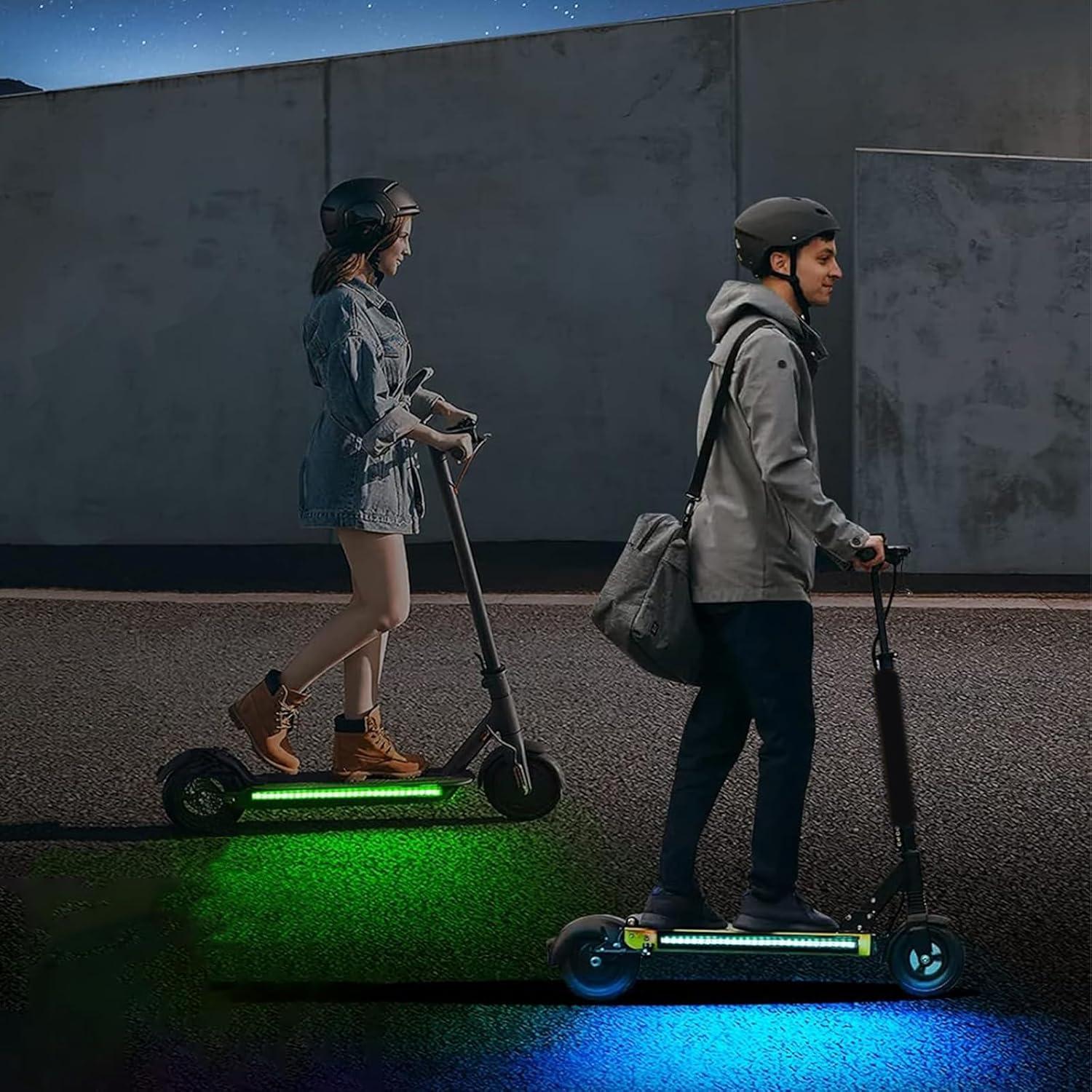 Luces LED Coloridas para Scooter FOVNOT - 2 Pcs, 50 cm