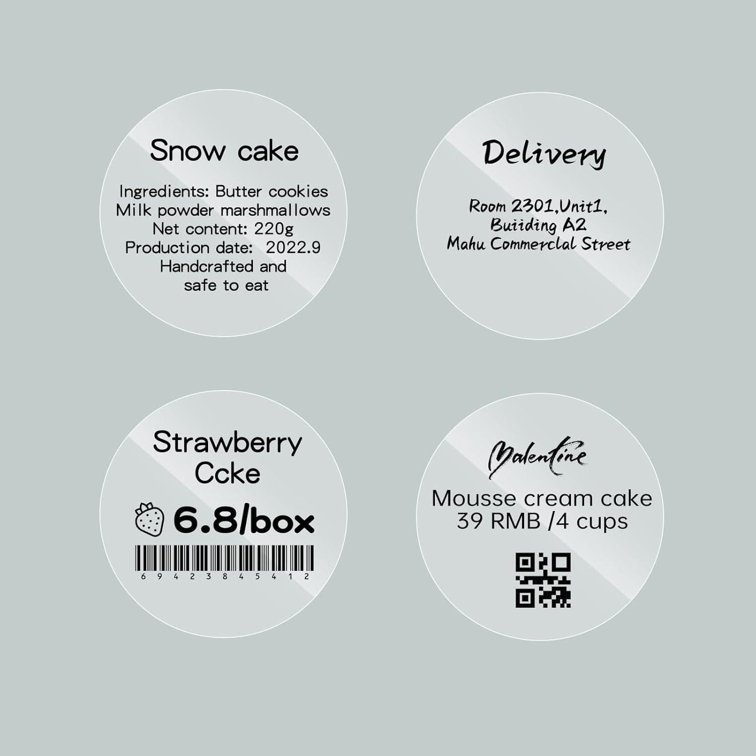 Cinta de Etiquetas NIIMBOT 31x31mm para B1/B21/B3S, 210 Unidades