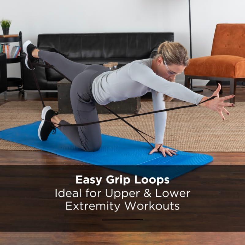 Banda de Resistencia THERABAND CLX Negra Pesada 3.31 kg