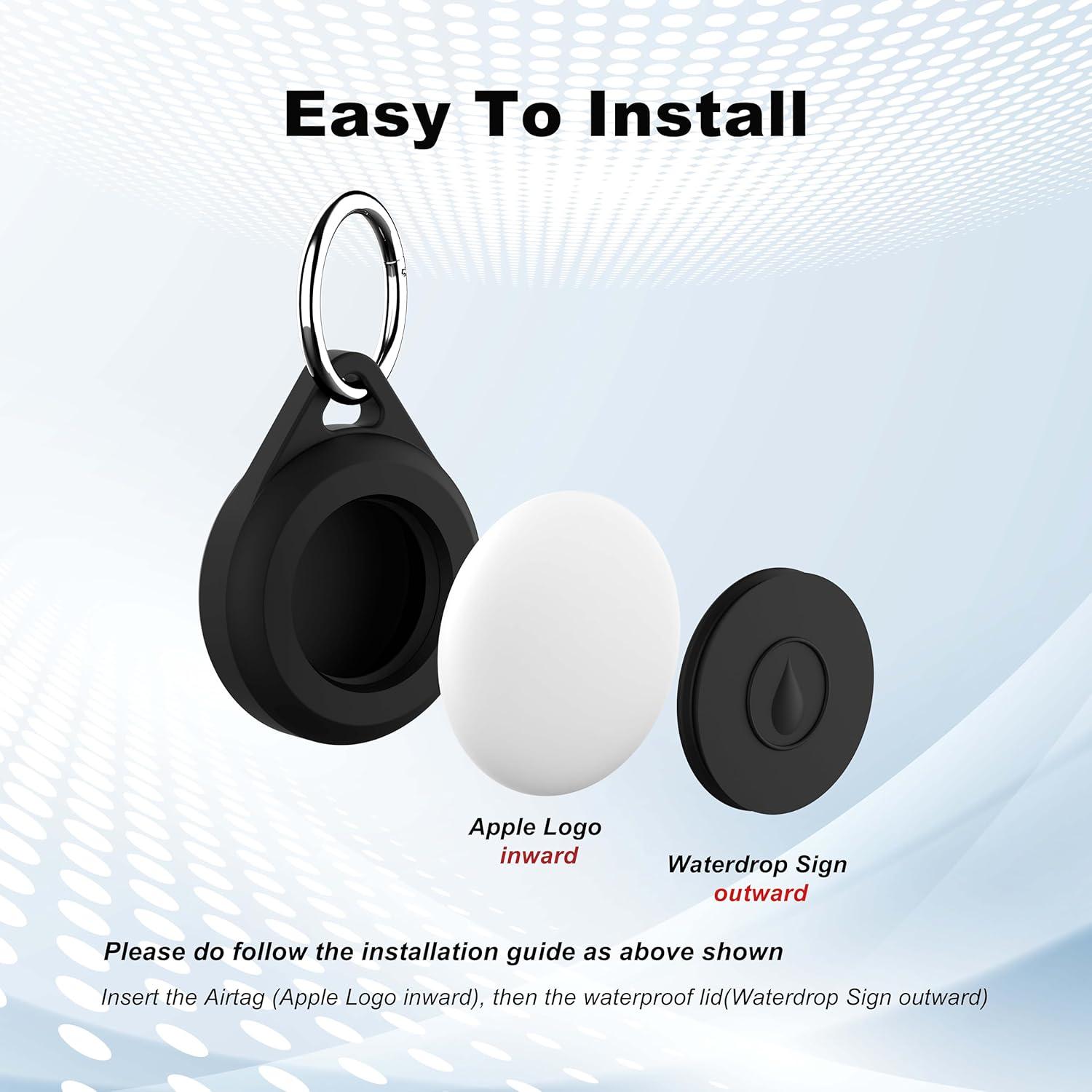 Funda impermeable para AirTag Apple - 2 unidades, IPX8