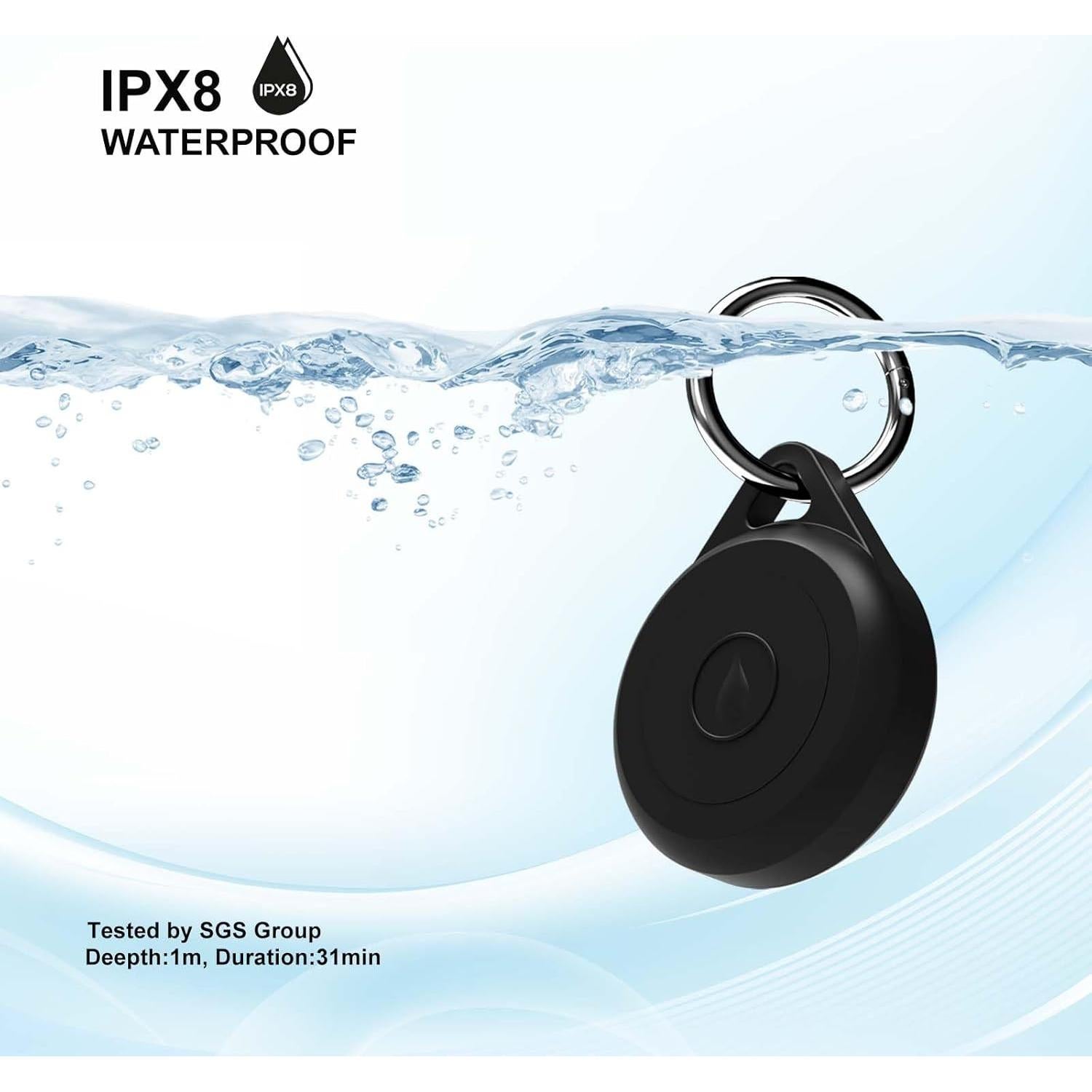 Funda impermeable para AirTag Apple - 2 unidades, IPX8