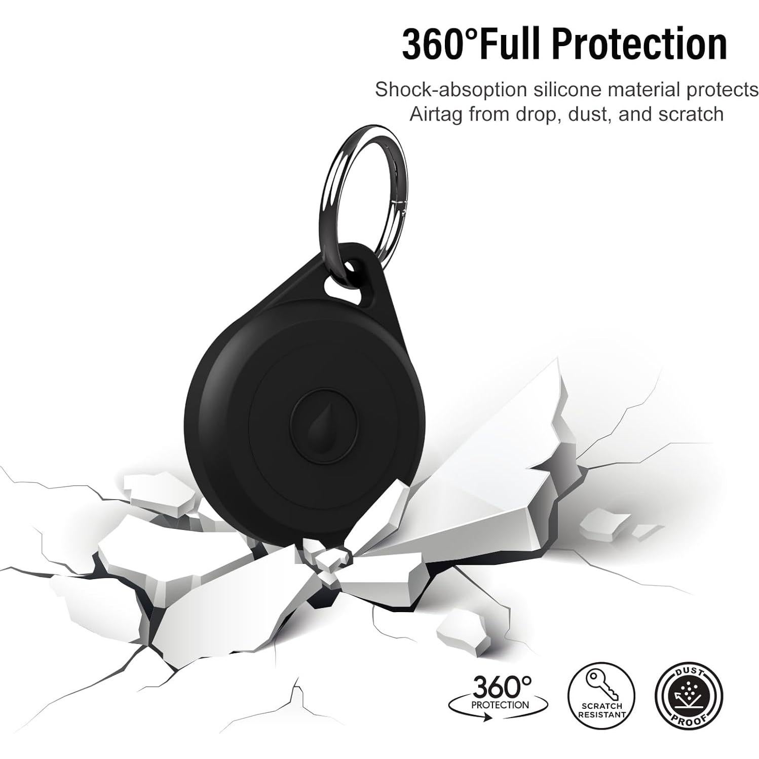 Funda impermeable para AirTag Apple - 2 unidades, IPX8