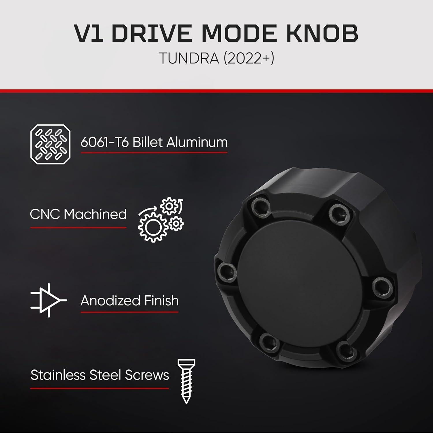 Perilla de Modo de Conducción AJT DESIGN para Toyota Tundra 2022+