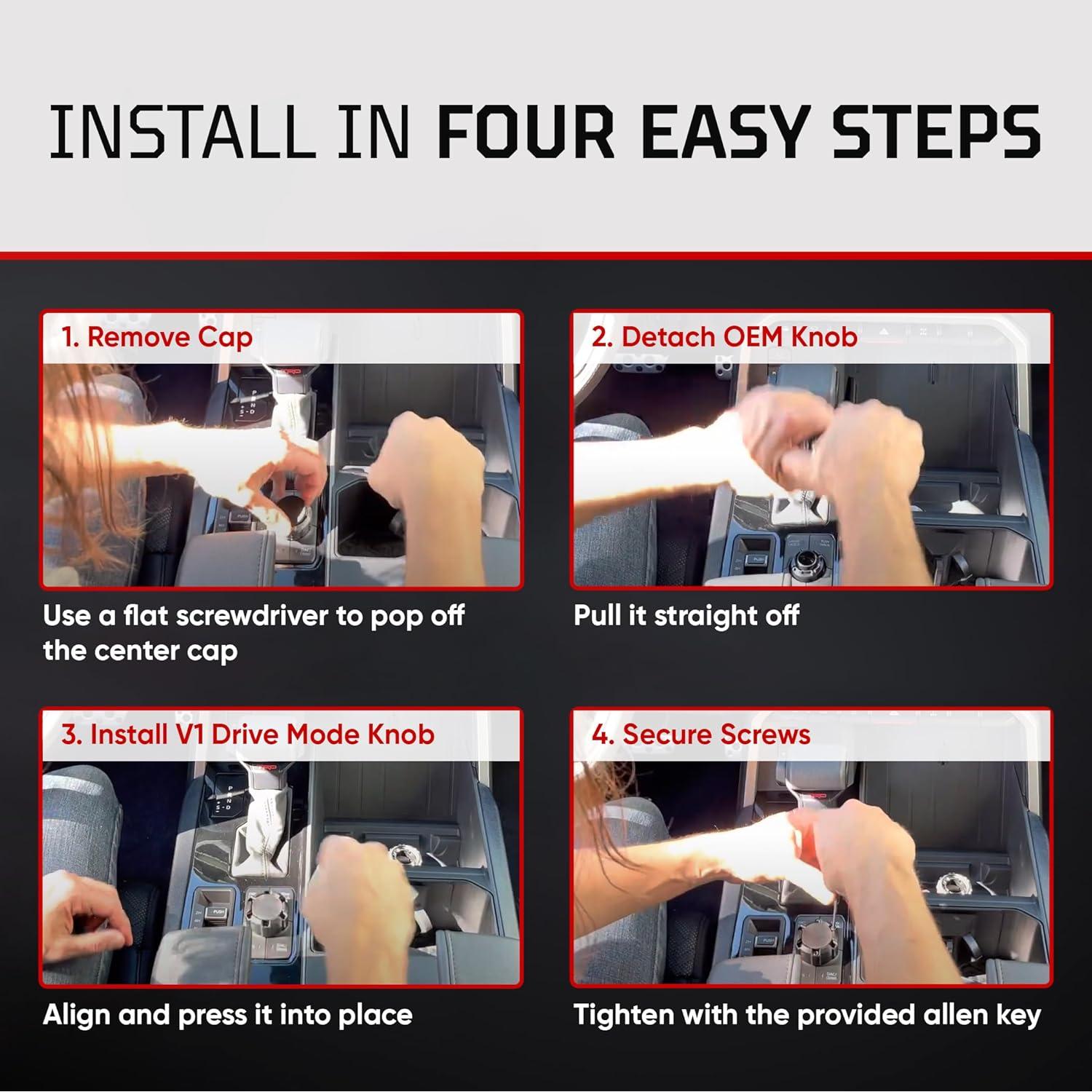 Perilla de Modo de Conducción AJT DESIGN para Toyota Tundra 2022+