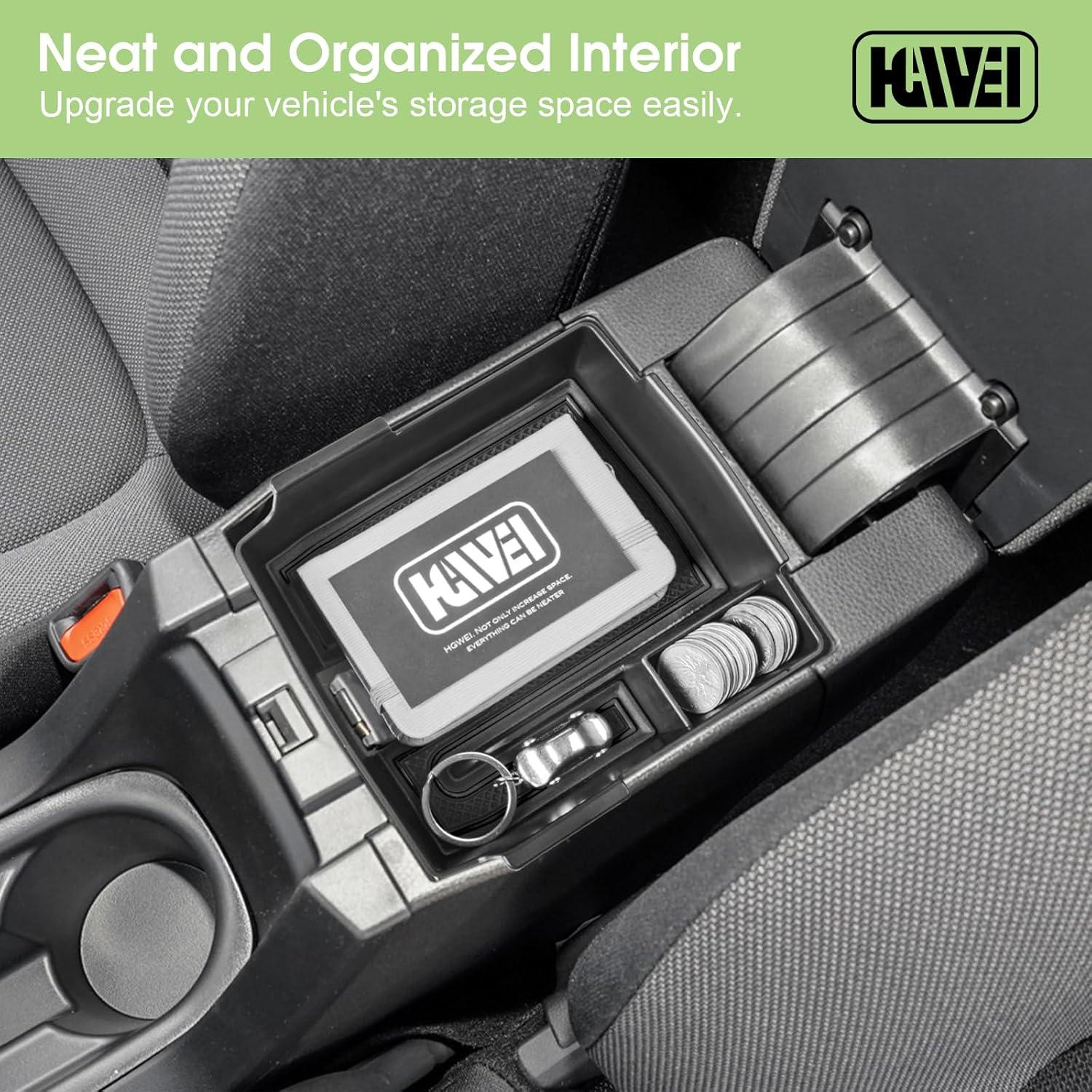 Center Console Organizer Compatible with Toyota Corolla Cross (XG10) 2022 2023 2024 2025 and Corolla E210 2019-2025, Armrest Box Secondary Storage Insert Tray Accessories, Black