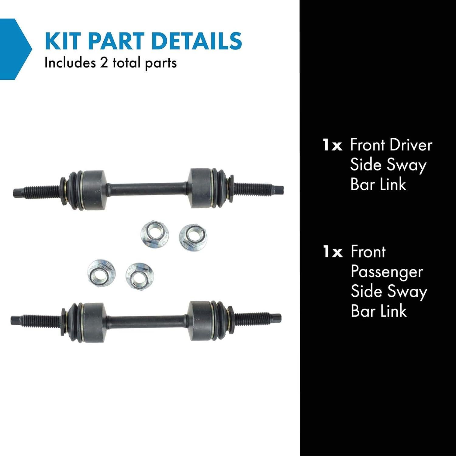 Enlaces de barra estabilizadora TRQ PSA55953 para Ford F-150/F-250/F-350/F-450/F-550