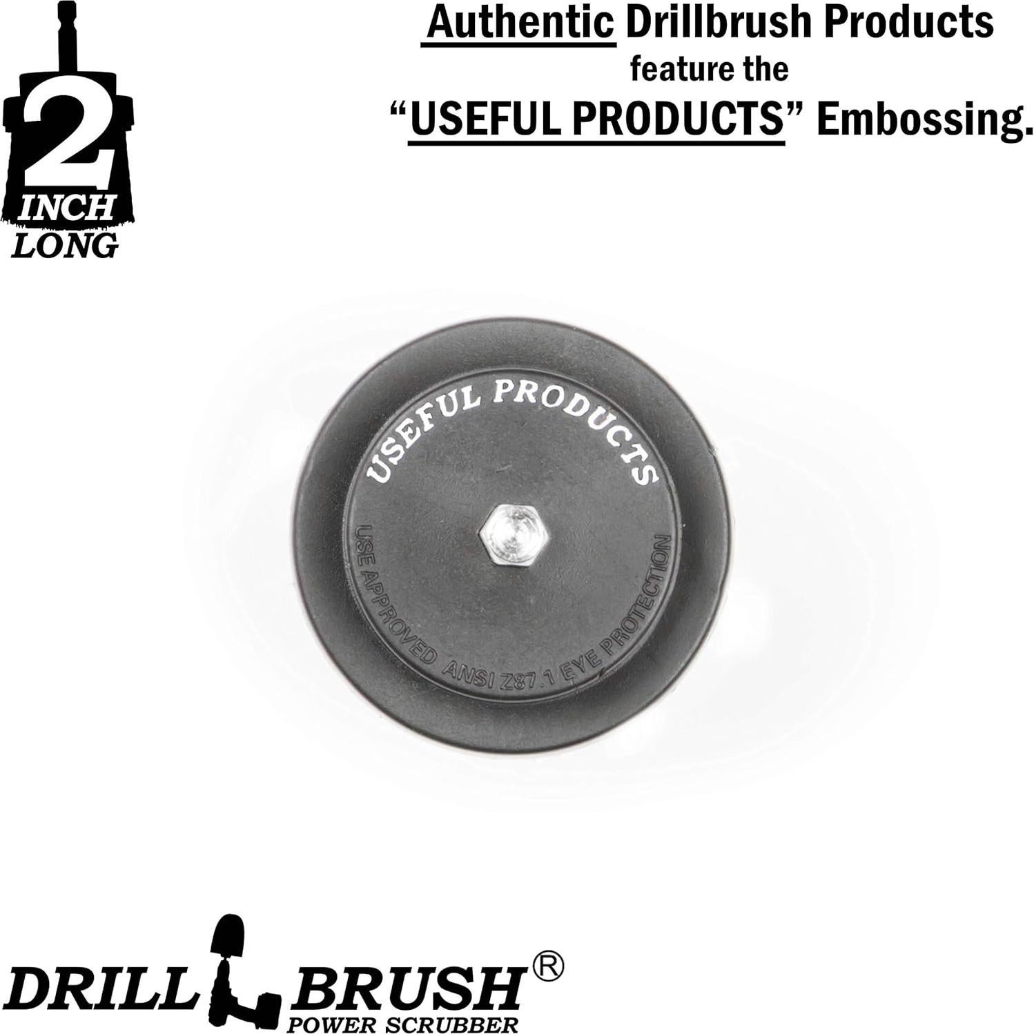 Cepillo de Fregar Amarillo Drillbrush 5,08 cm para Baño