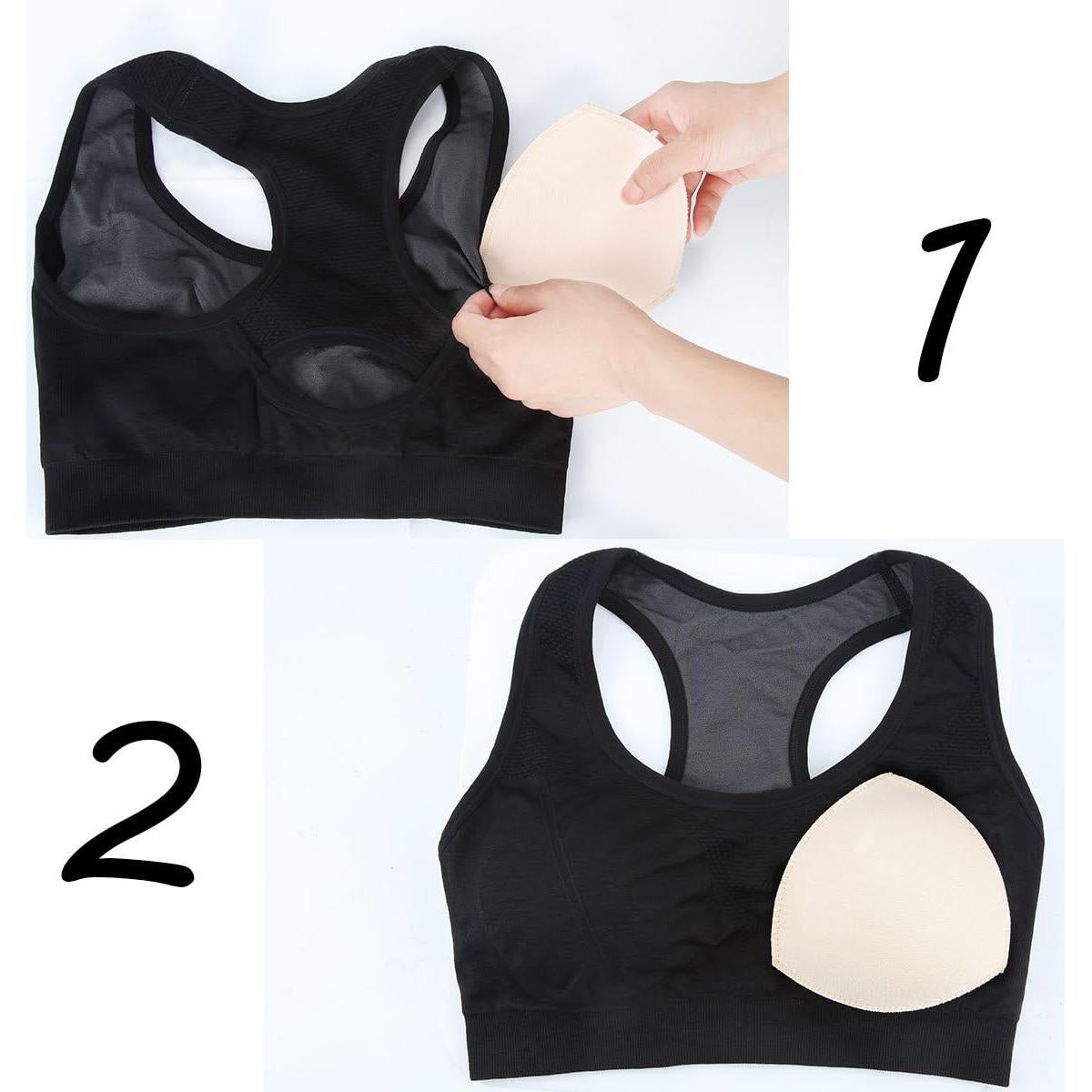 Inserciones Adhesivas Sujetador Doble Cara SERMICLE Talla A/B