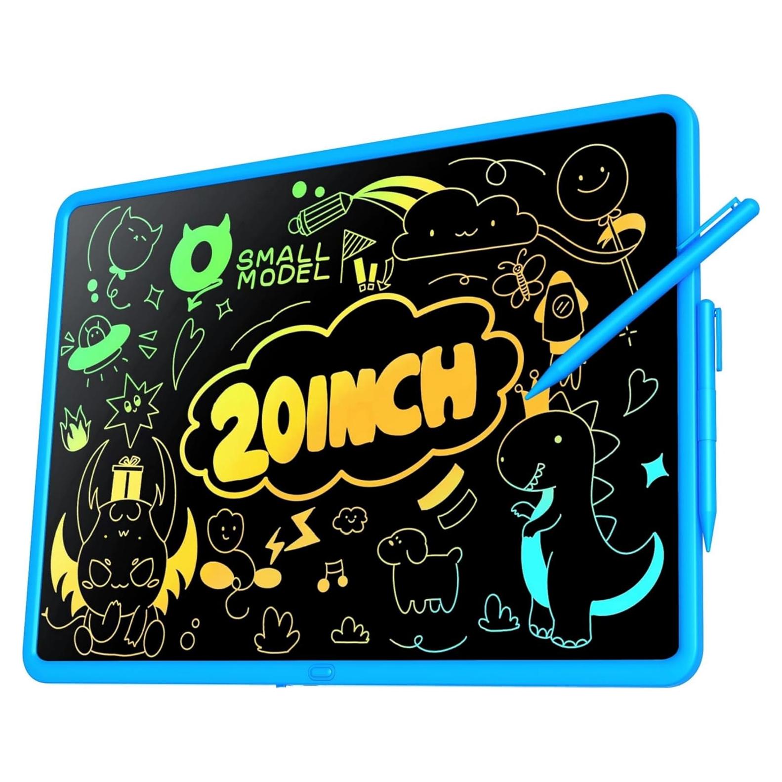 Tableta de Dibujo LCD 20" Recargable para Niños - Azul