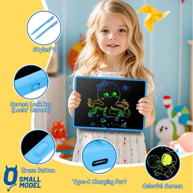 Tableta de Dibujo LCD 20" Recargable para Niños - Azul