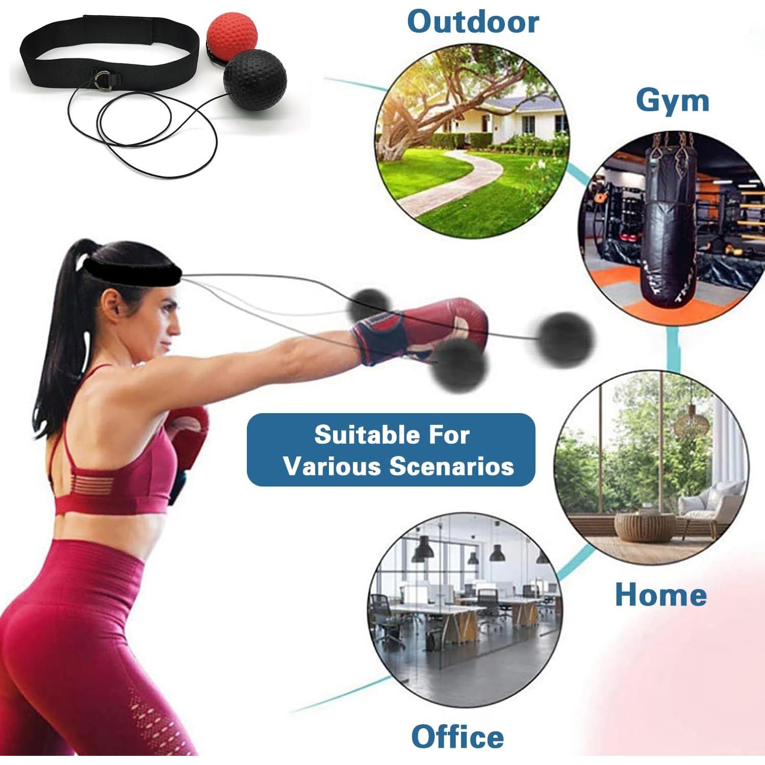 Juego de Pelotas de Reflexión Bntyok para Boxeo y Entrenamiento