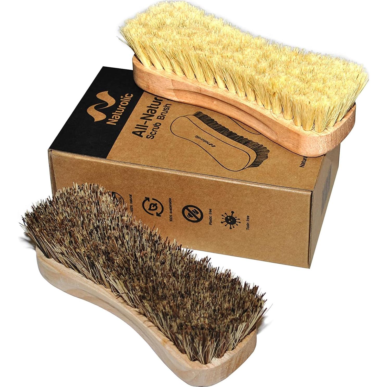 Juego de cepillos de limpieza Naturolic | Ecológicos y de madera