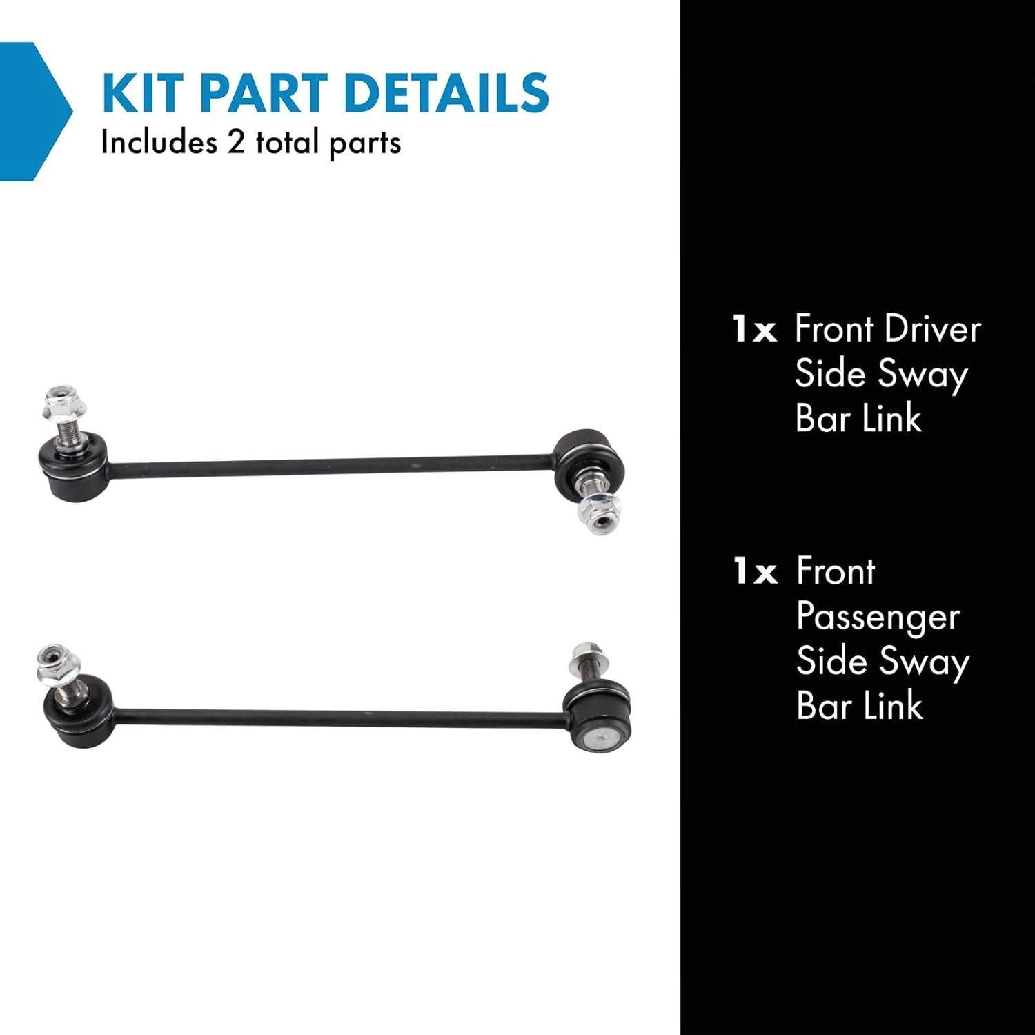 Conjunto de enlaces estabilizadores TRQ 2 piezas para Subaru