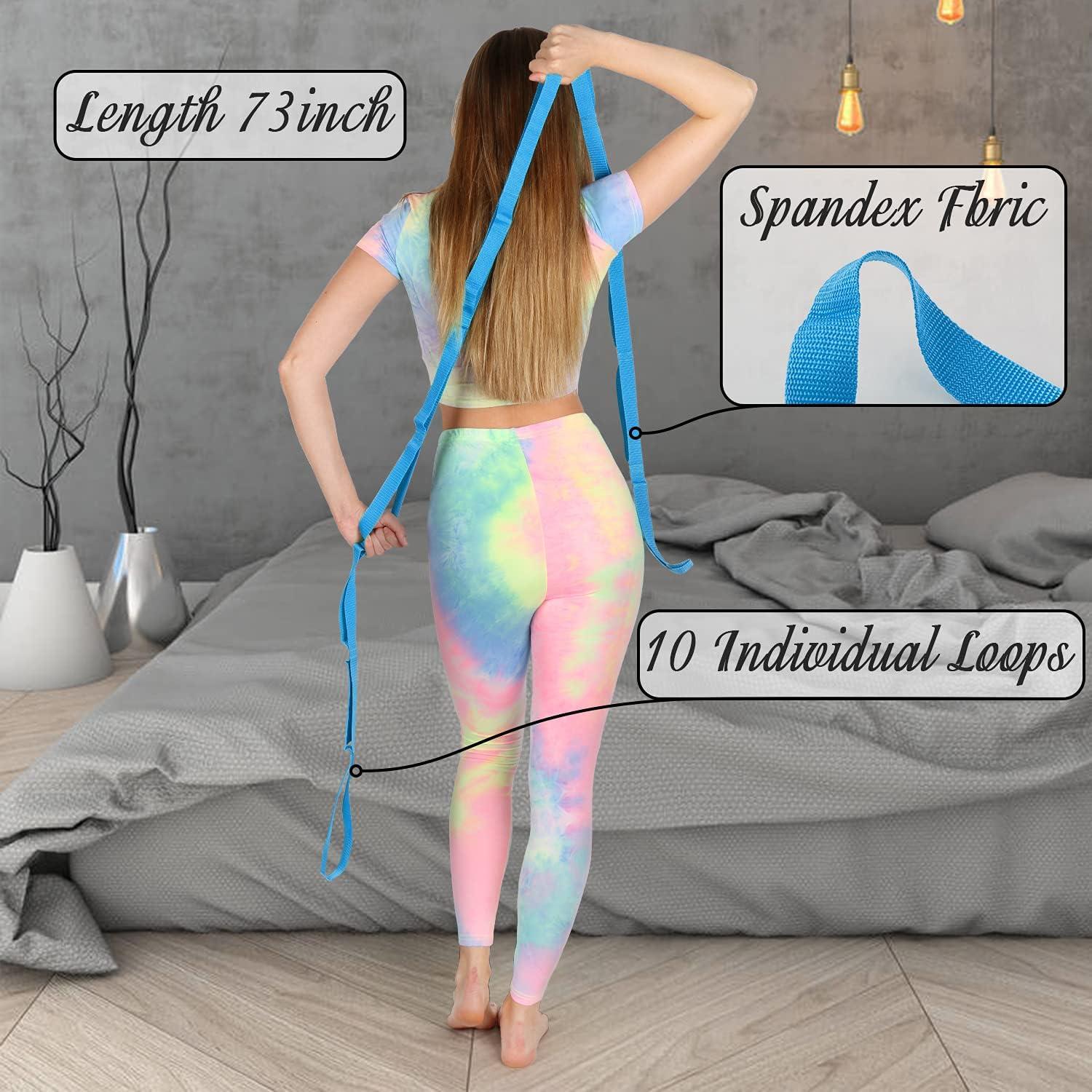 Correa de Estiramiento Scotamalone 190,5 cm para Yoga y Pilates