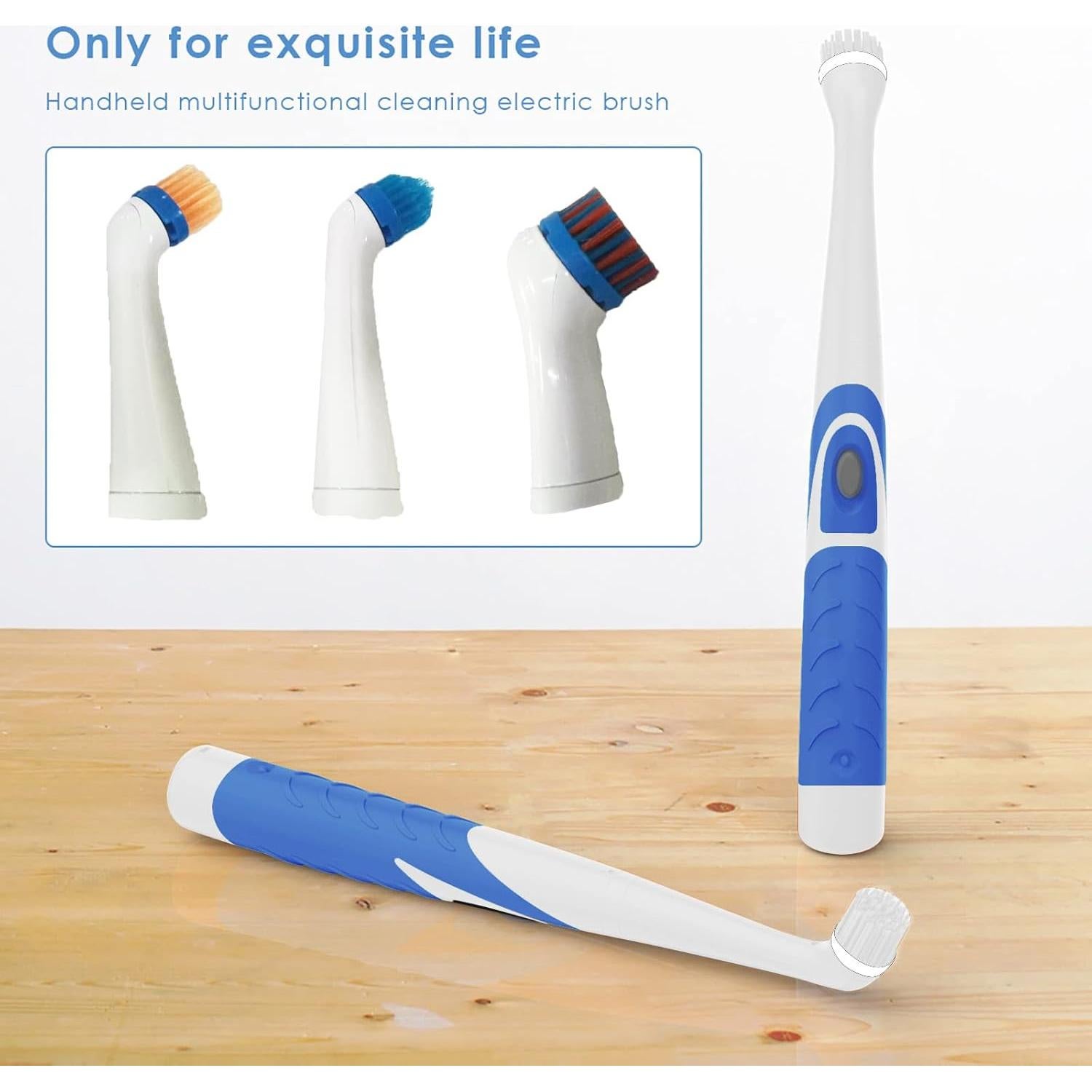 Cepillo Eléctrico FAMKIT para Limpieza de Baño y Cocina