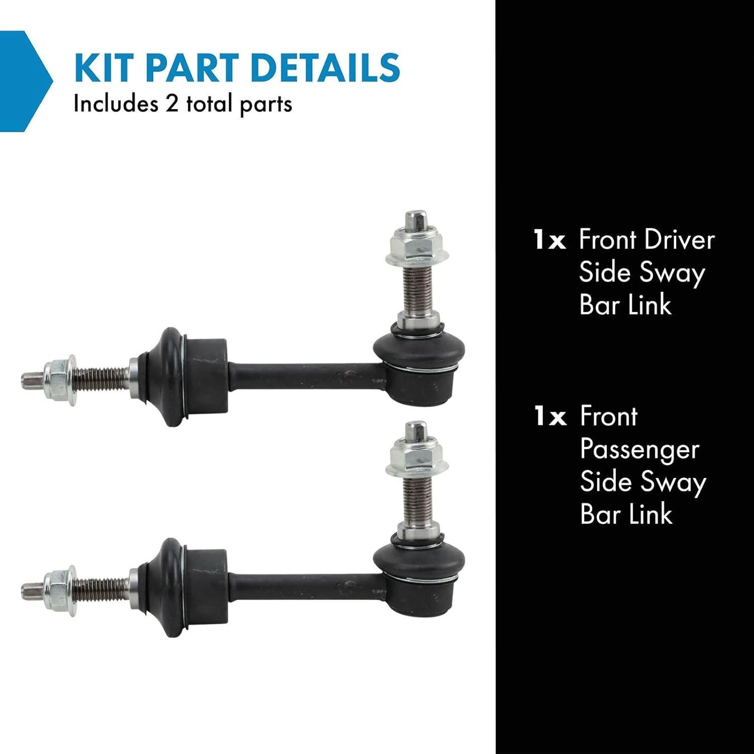 Kit de Enlace de Barra de Sway TRQ PSA48846 para Ram 2500/3500