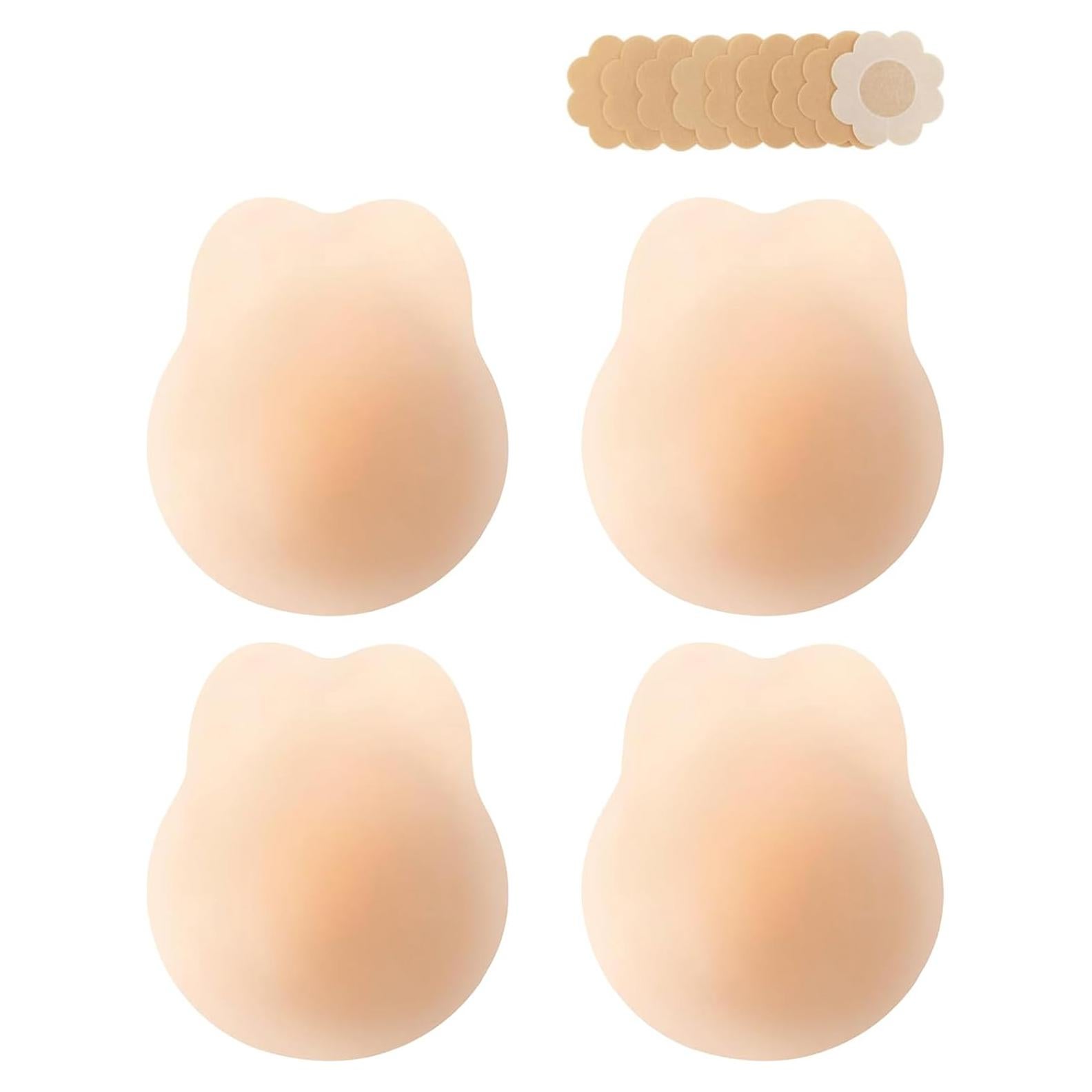 Cubiertas de Pezón DEPOVOR Medianas Silicona Invisibles