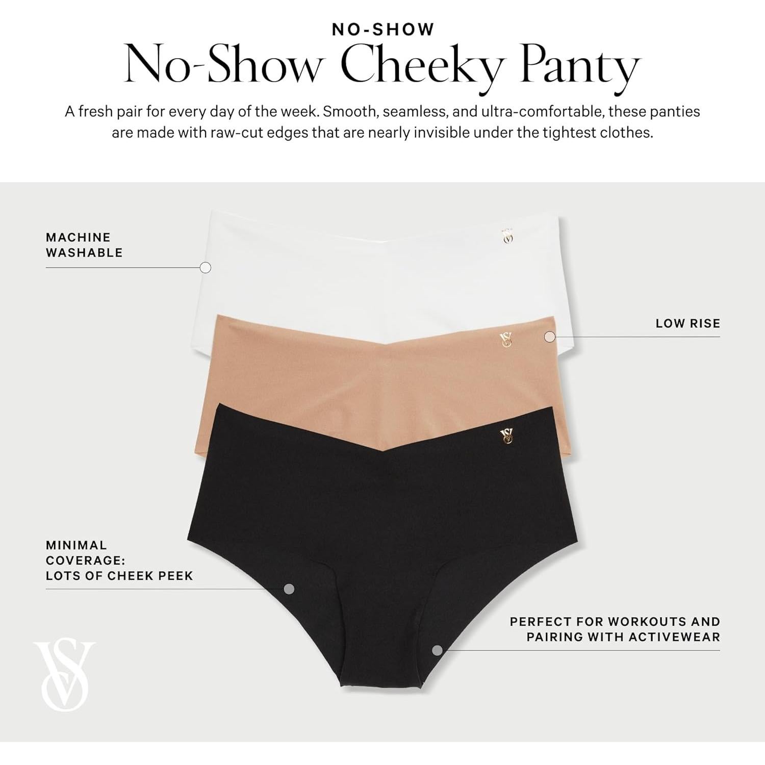 Panties sin costuras Victoria's Secret - Cobertura mínima - XS-XXL