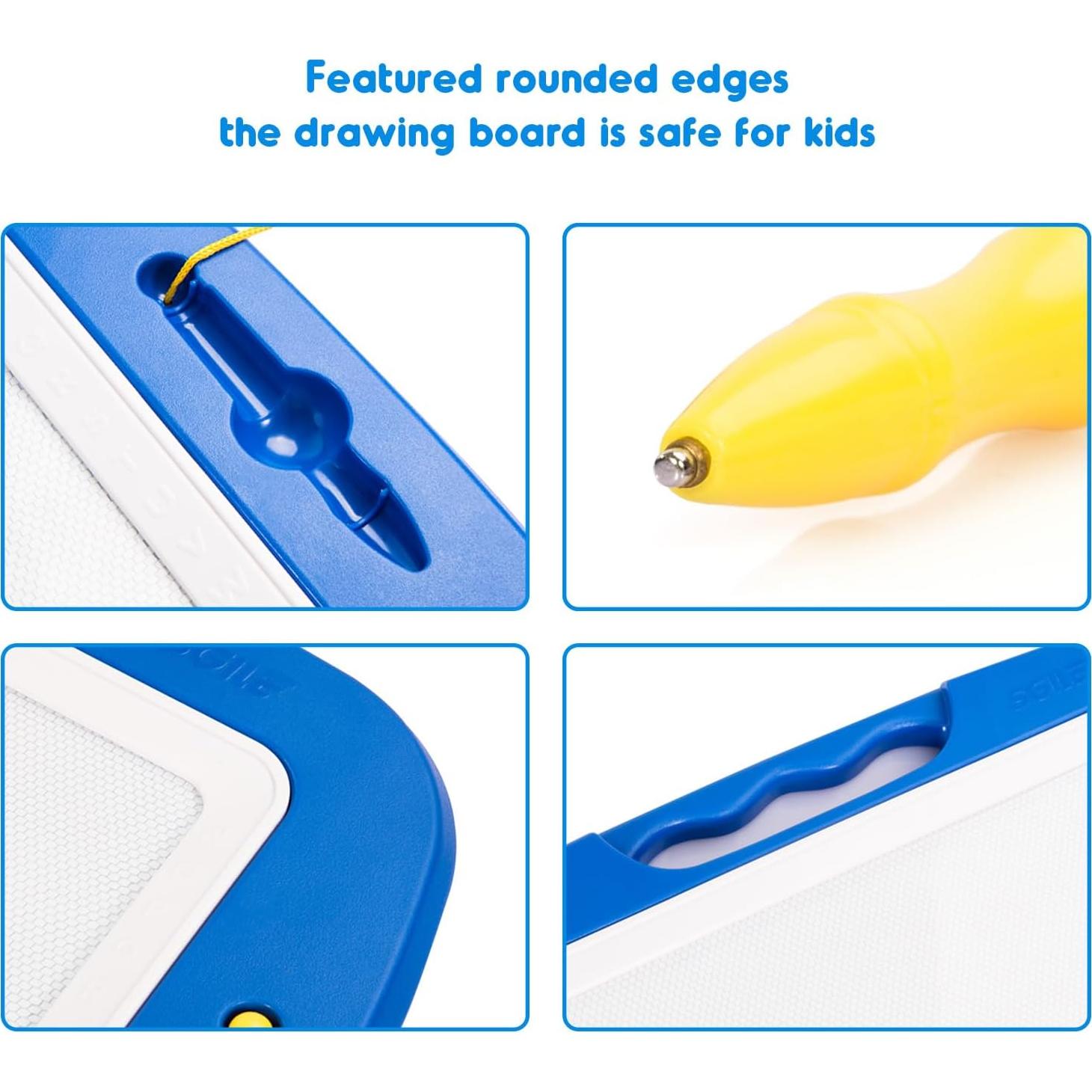 Pizarra Magnética SGILE 40x33 cm 4 Colores para Niños