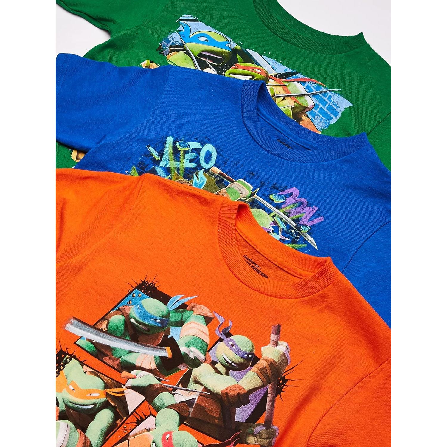 Camisetas Tortugas Ninja Nickelodeon 3 Paquetes Niños