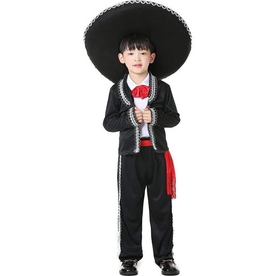 Disfraz Tradicional Mexicano para Niños Mariachi - 4 a 16 años