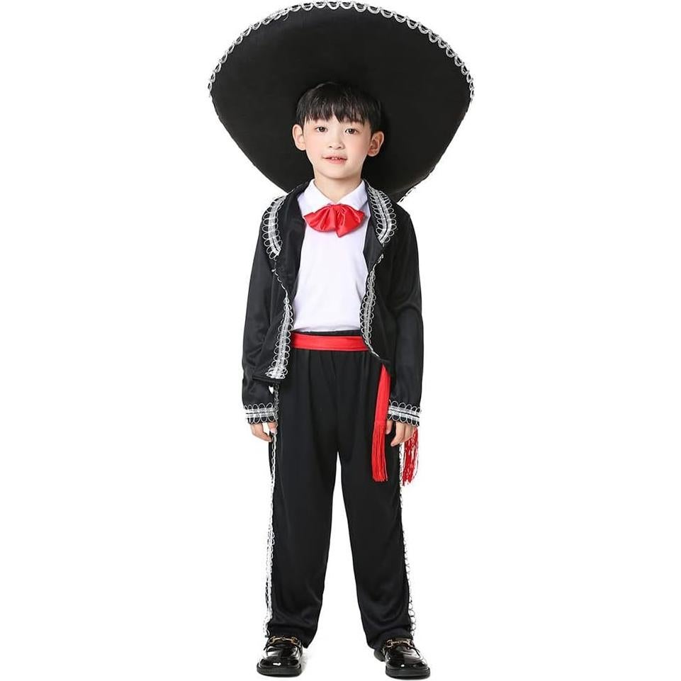 Disfraz Tradicional Mexicano para Niños Mariachi - 4 a 16 años