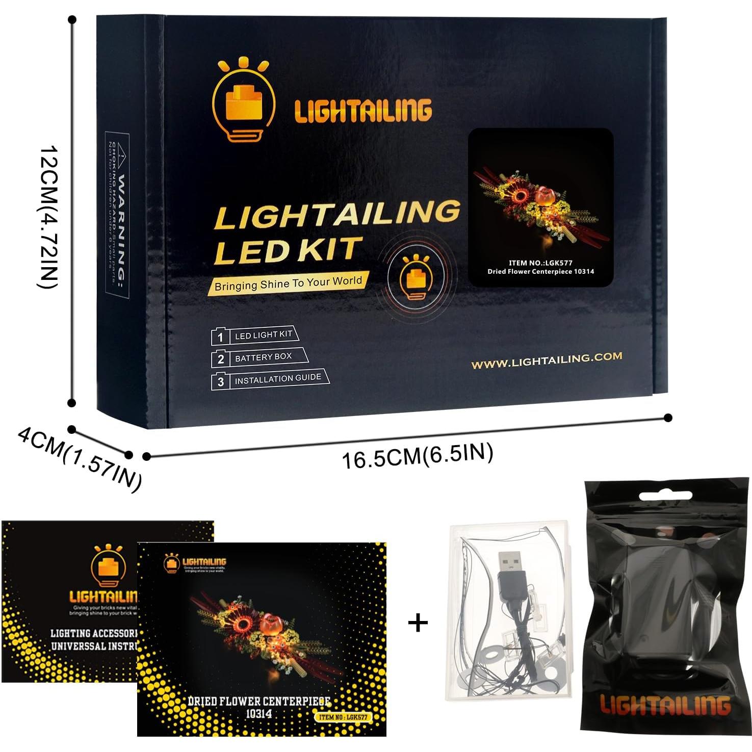 Kit de Iluminación LED Lightailing para Lego 10314 Flores Secas