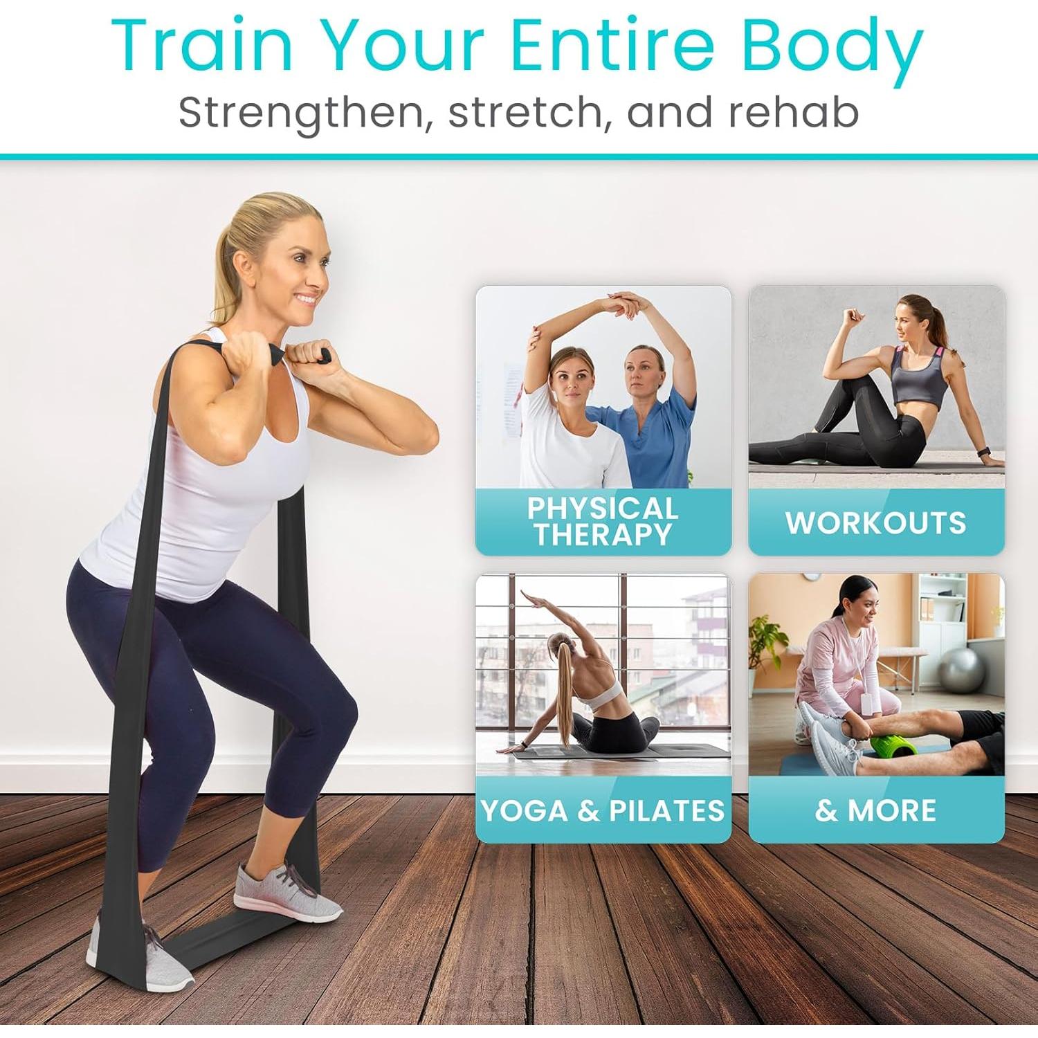 Bandas de Resistencia Vive 25 Yardas para Ejercicio y Rehabilitación