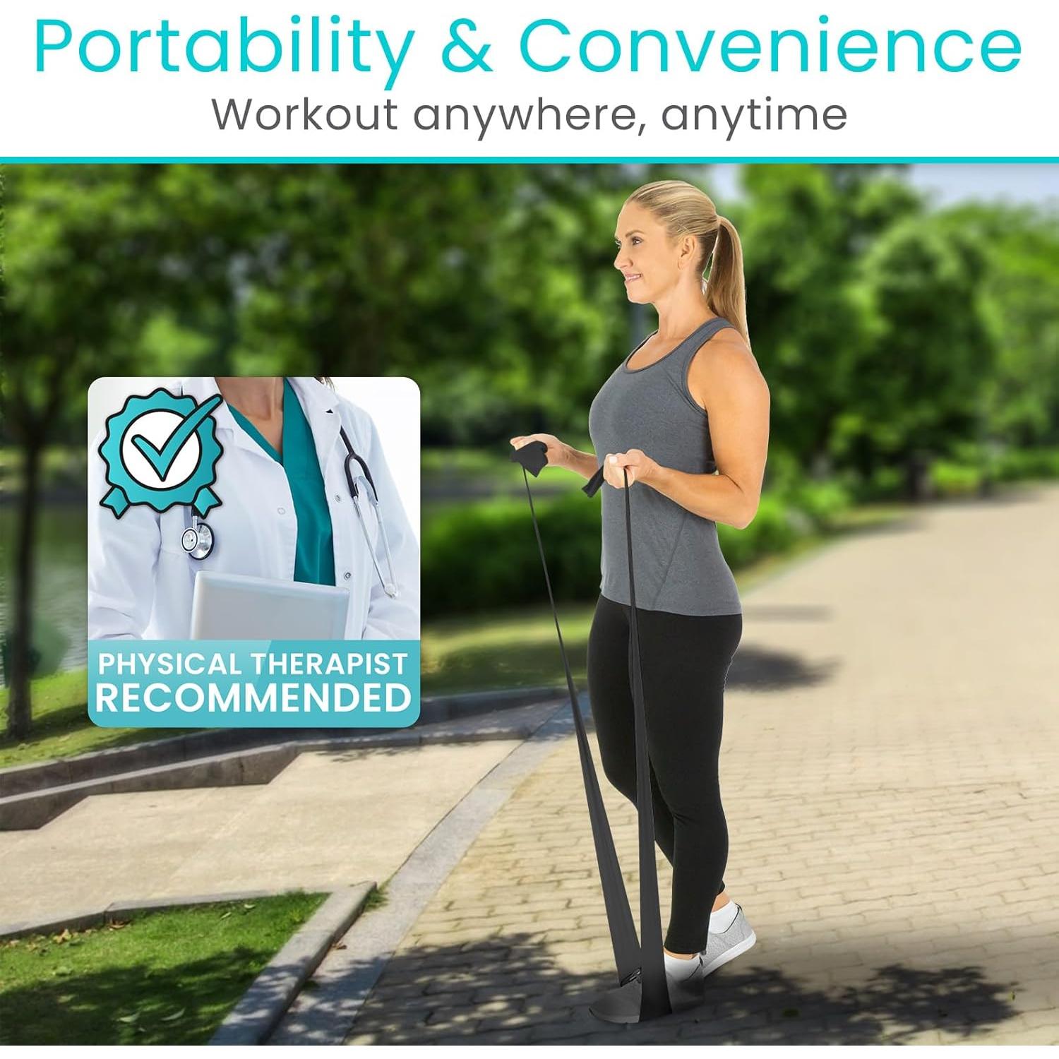 Bandas de Resistencia Vive 25 Yardas para Ejercicio y Rehabilitación