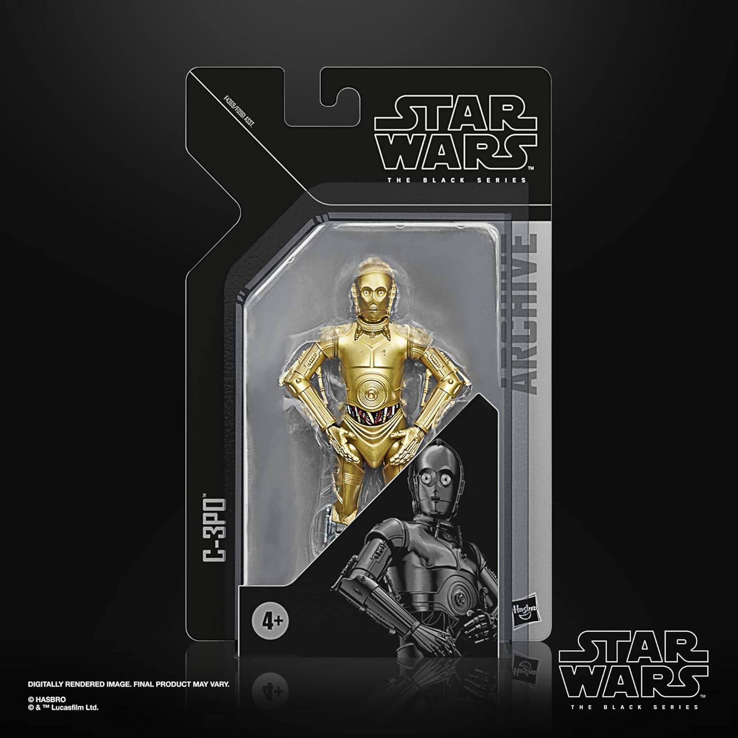 C-3PO Star Wars Black Series 15 cm Figura de Acción Premium
