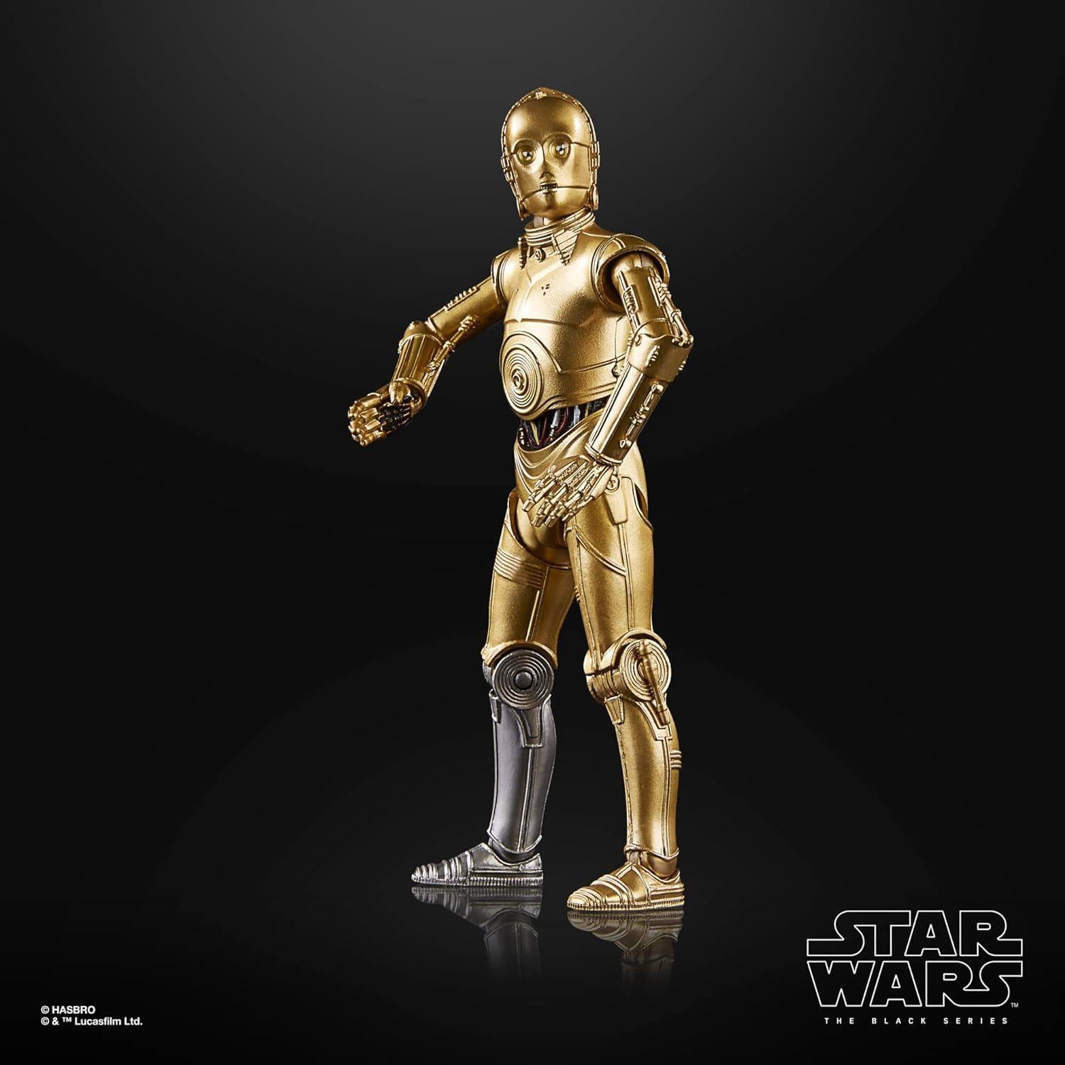 C-3PO Star Wars Black Series 15 cm Figura de Acción Premium