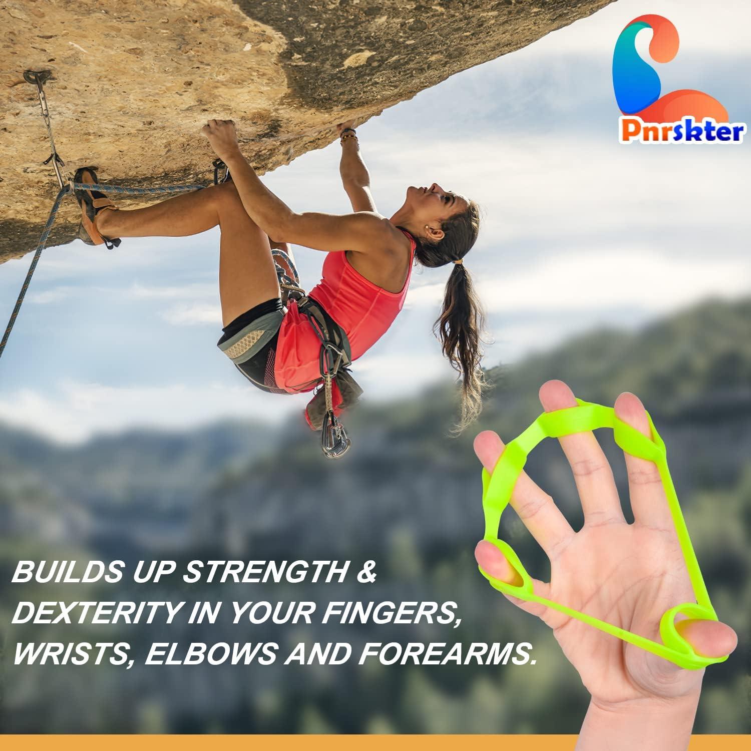 Ejercitador de Dedos Pnrskter 6 PCS para Fuerza de Agarre