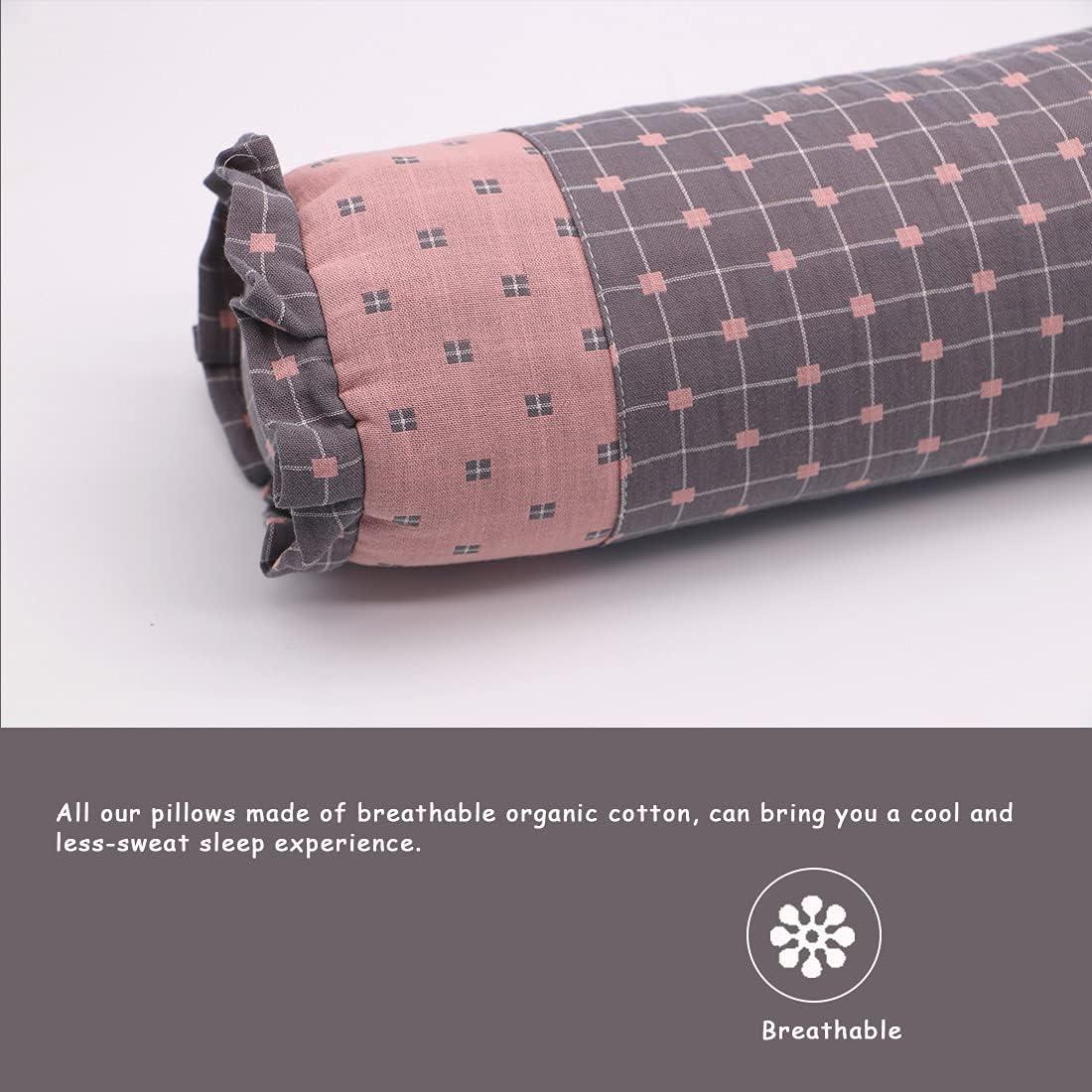 Almohada Cervical Edomi de Trigo Sarraceno 40x10 cm Ajustable