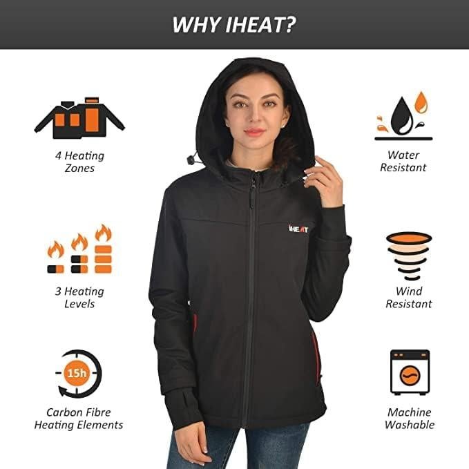Chaqueta Térmica iHeat para Mujeres con Batería 14400 mAh