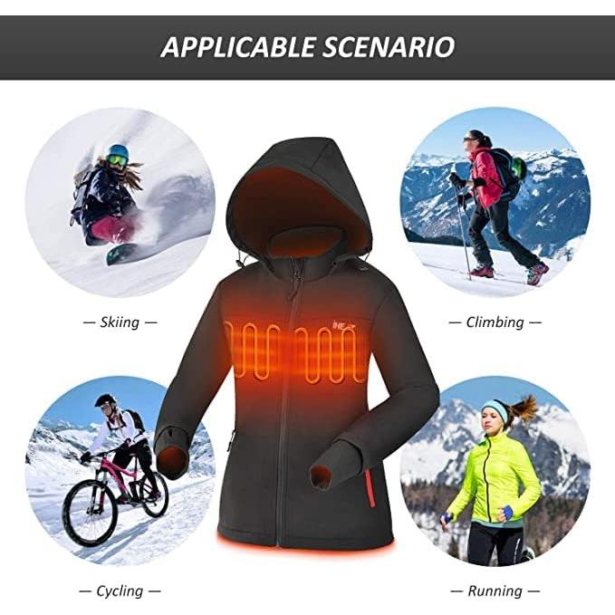 Chaqueta Térmica iHeat para Mujeres con Batería 14400 mAh