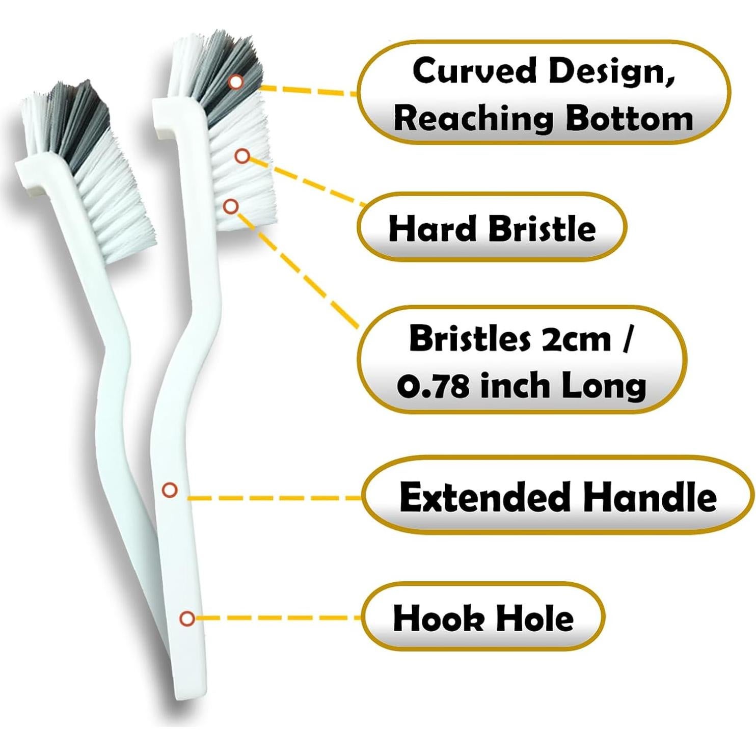 Juego de Cepillos de Limpieza Betanull 8 Piezas Multiusos