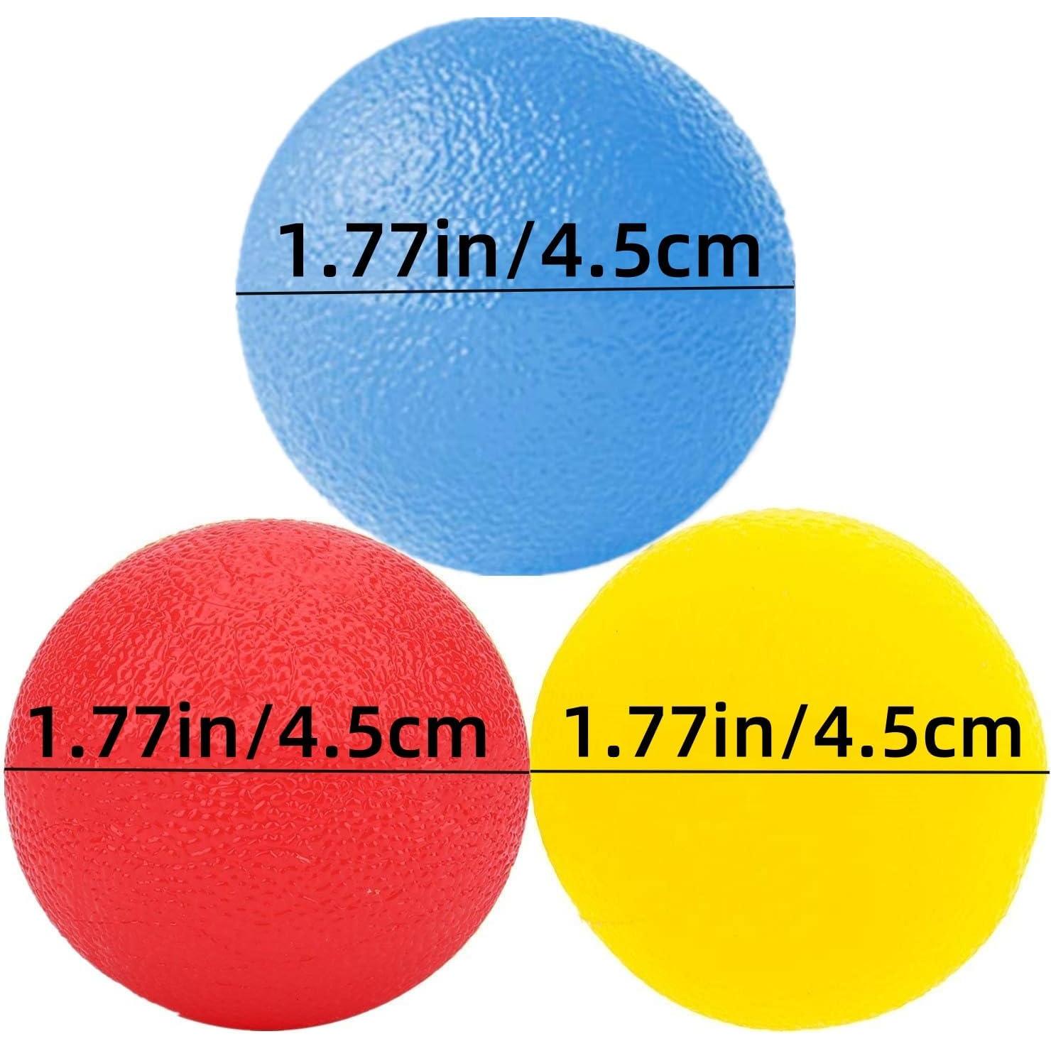 3 Pelotas de Estrés FMELAH con 3 Resistencias para Mano