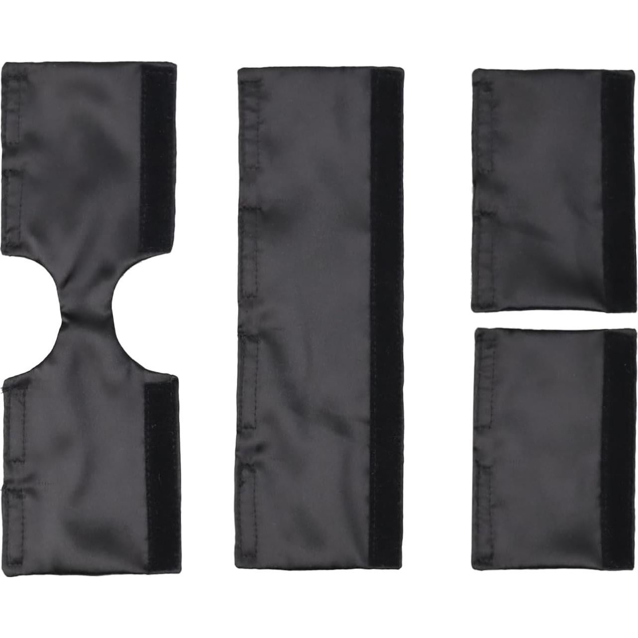 Cubiertas de Correa CPAP de Satén para DreamWear y ResMed - Negro